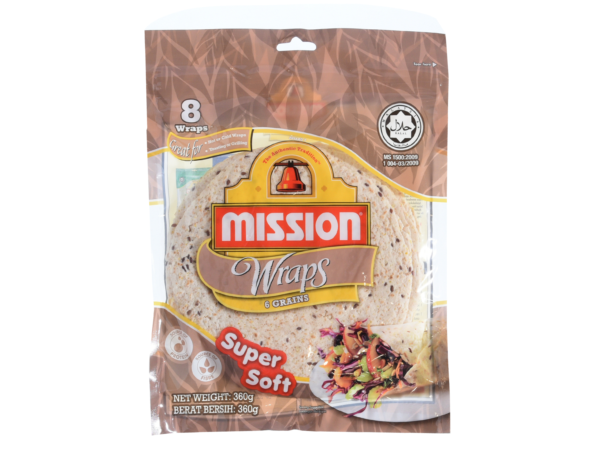 Mission Wraps 6 Grains Myaeon2go