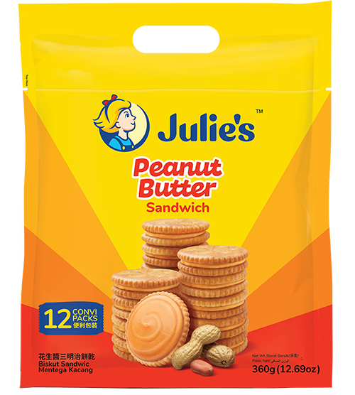 Julie S Peanut Sandwich Delicious Peanut Butter Cream With