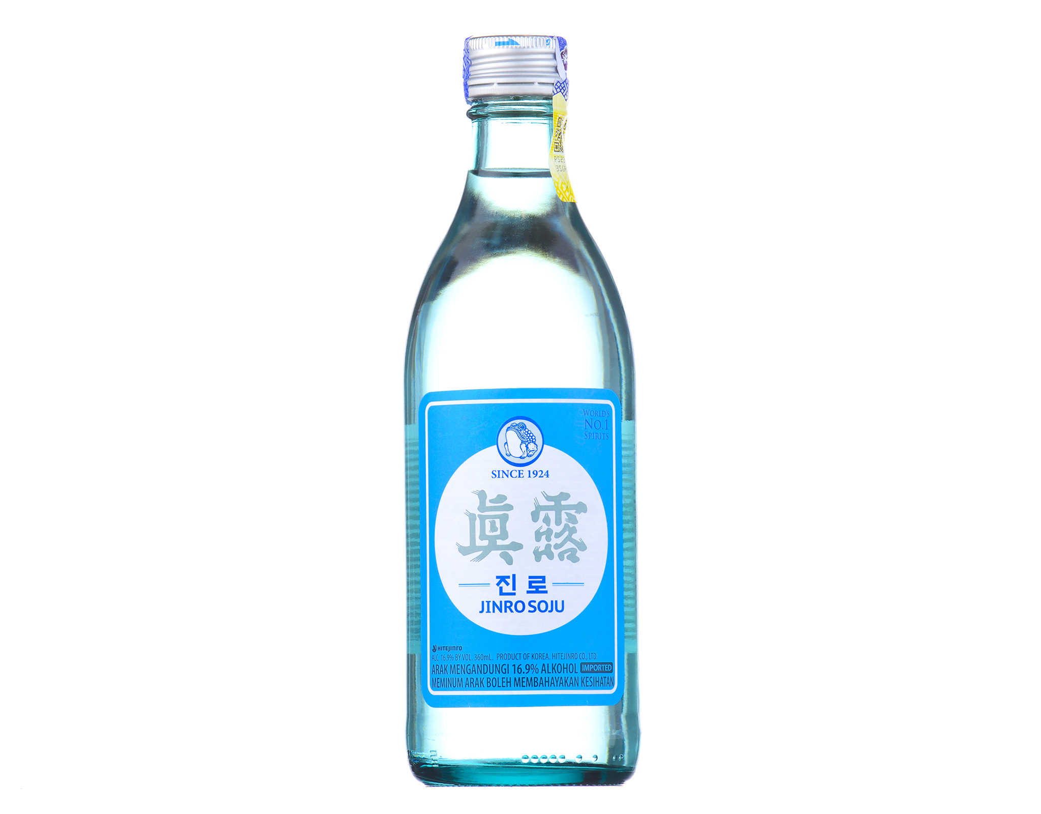 Jinro Jinro Blue Soju, 360 ml - Mild and Soft Taste