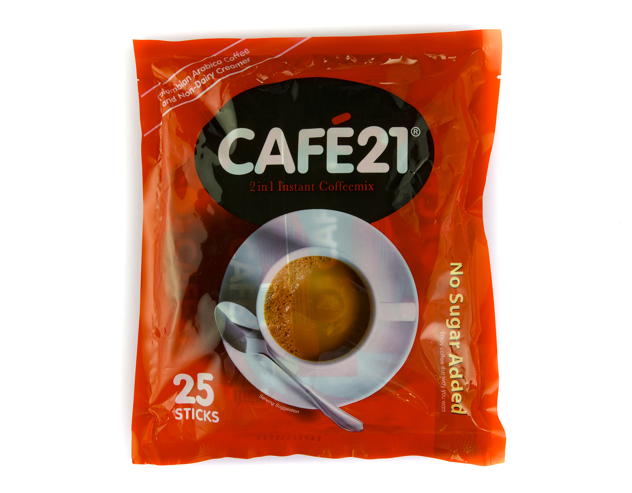 Cafe 21 2 in 1 Instant Coffeemix, 25 x 12g - No Sugar Added