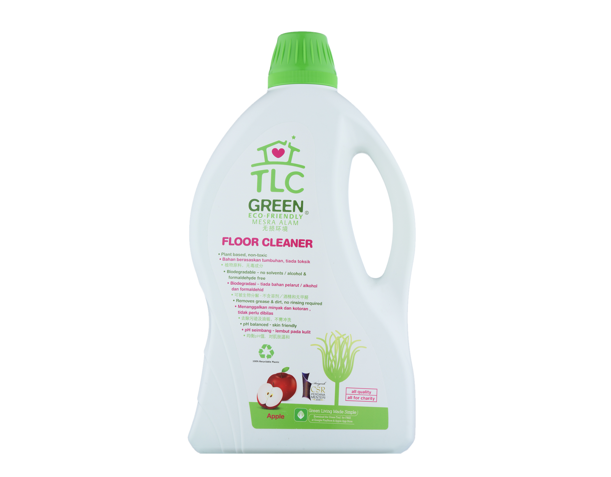TLC Green Floor Cleaner Apple myaeon2go