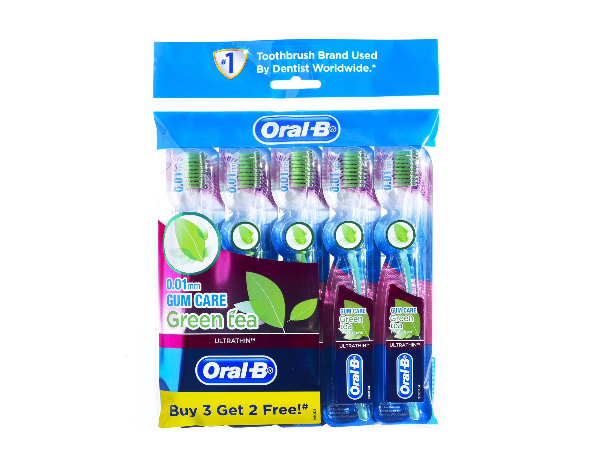 Oral-B Toothbrush Ultrathin Gum Care Green Tea | Myaeon2go