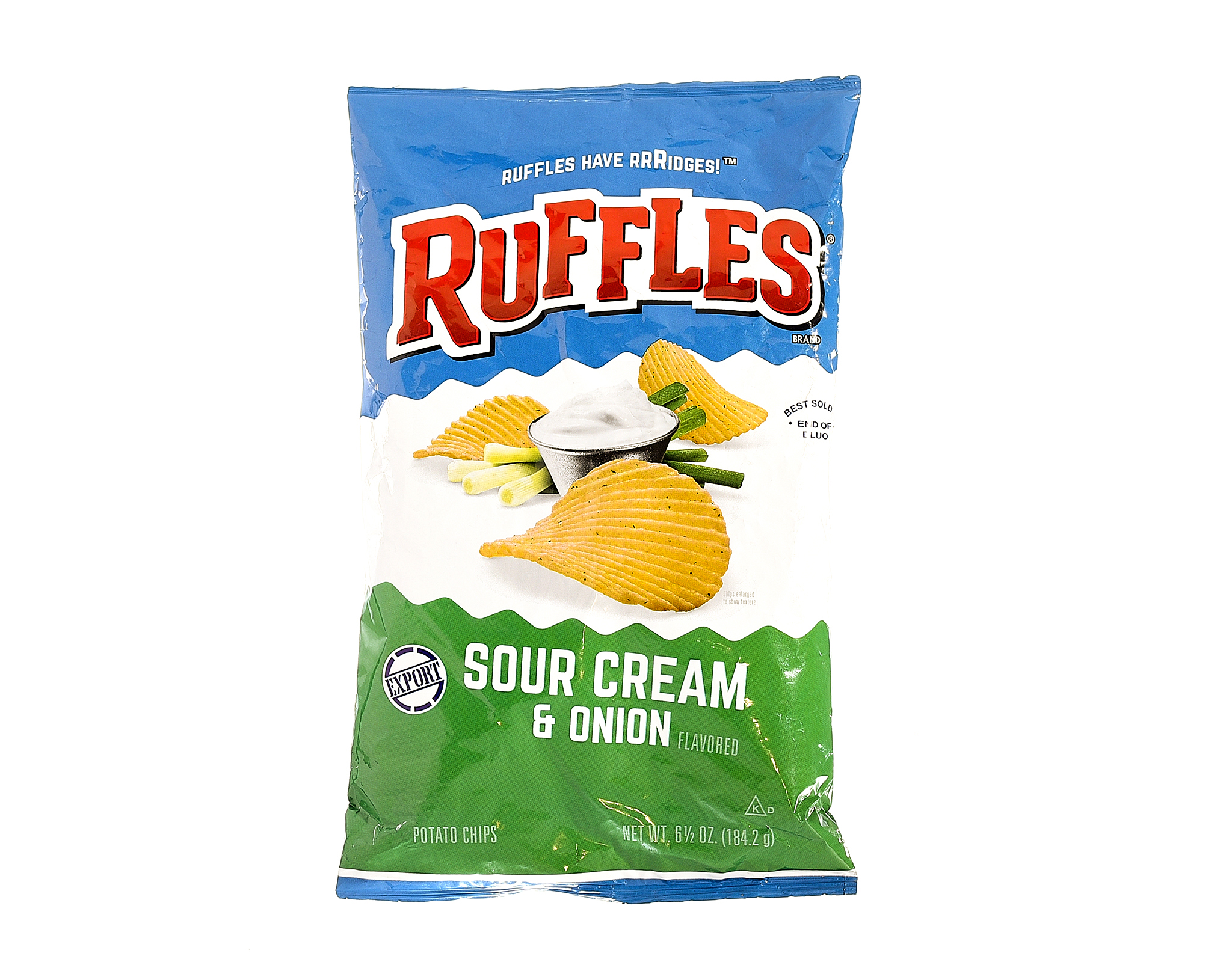 Ruffles Potato Chips Sour Cream & Onion Potato Chips Sour Cream & Onion 