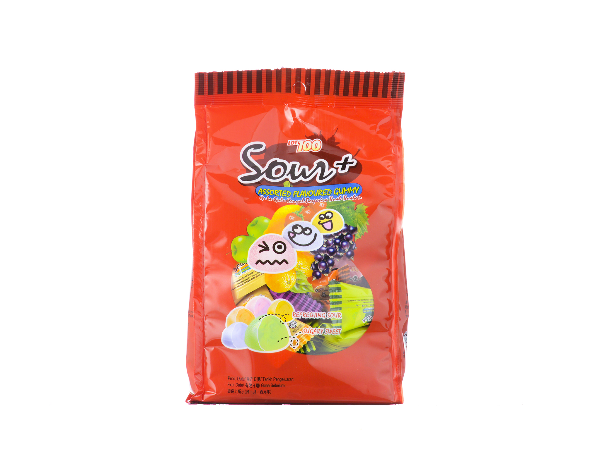 Lot 100 Sour Plus Assorted Gummy Candy | Myaeon2go