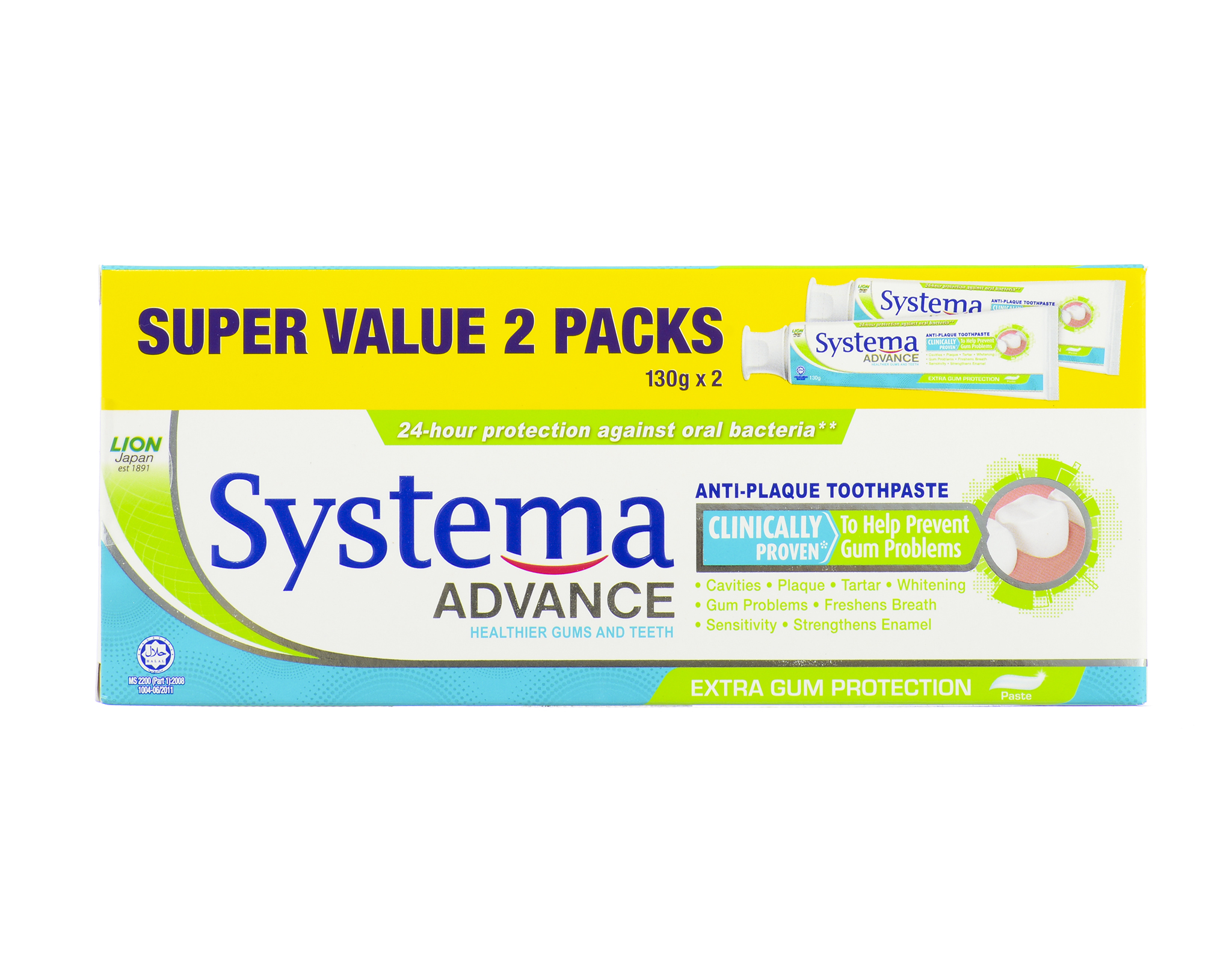 Systema Toothpaste Extra Gum Protection Twin Pack myaeon2go