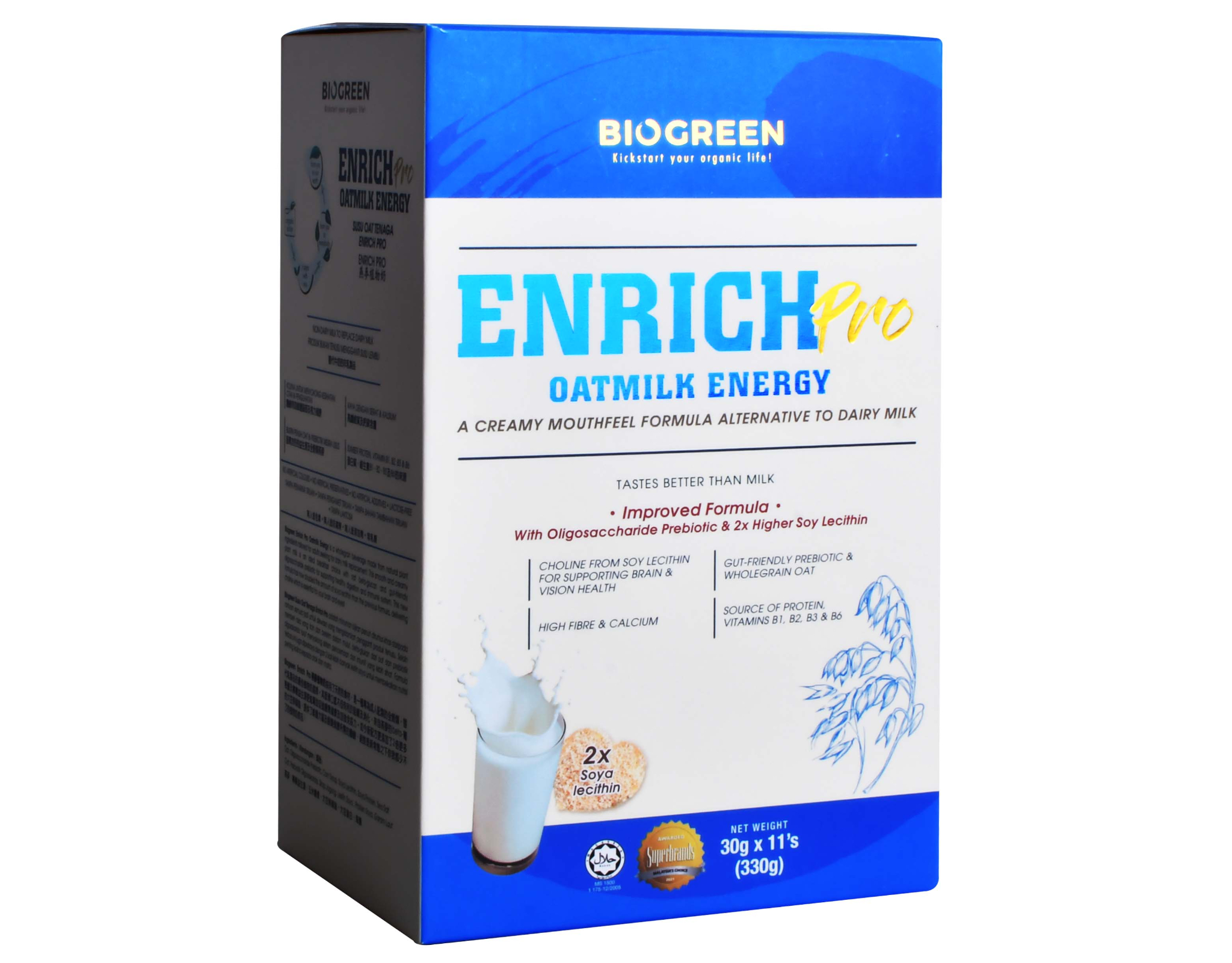 Biogreen Enrich Pro Oatmilk | myaeon2go