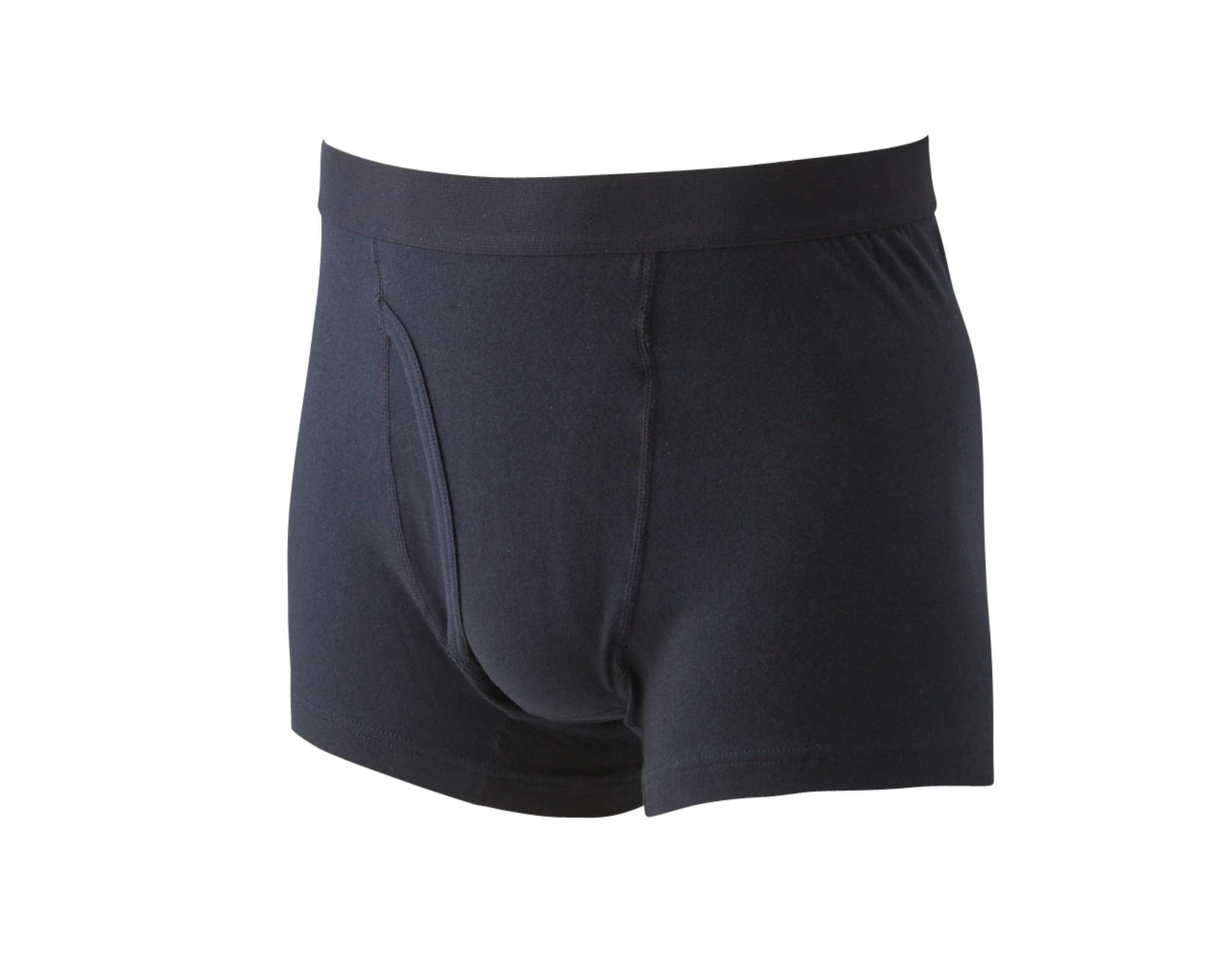 Inner Casual Men Regular Solid Boxer Black 