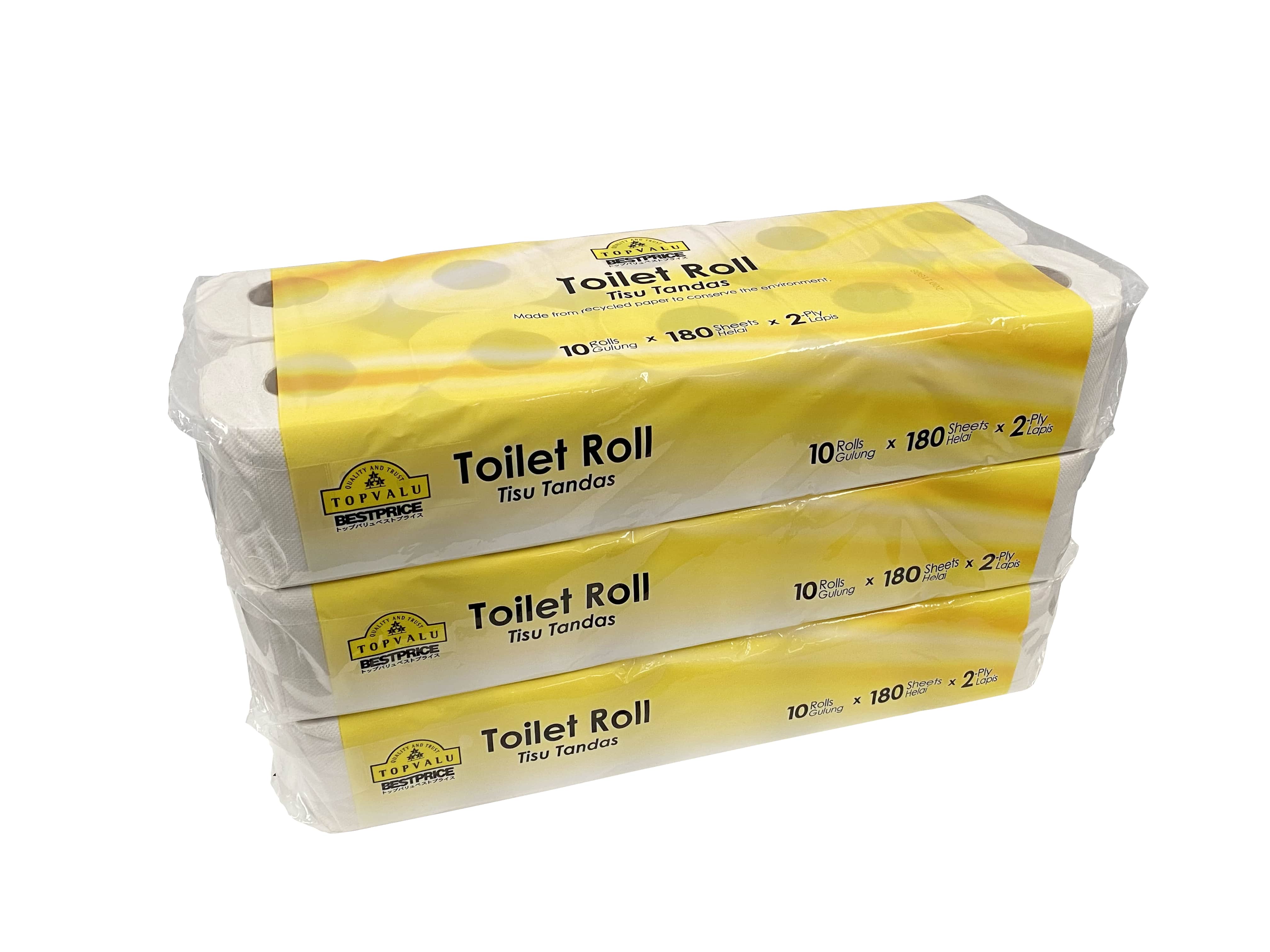 TOPVALU Best Price Toilet Roll myaeon2go