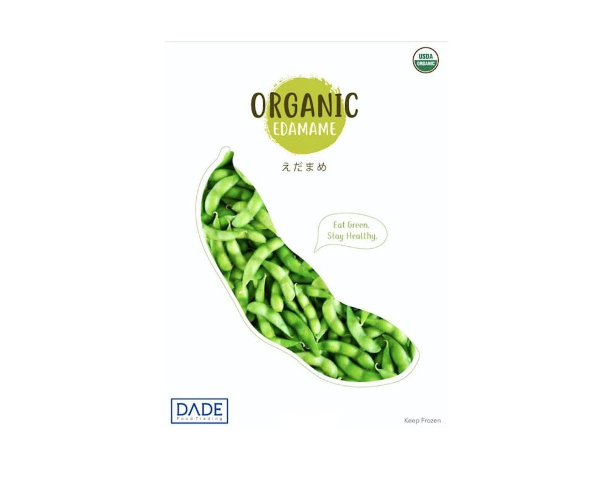 Dade Organic Frozen Edamame myaeon2go