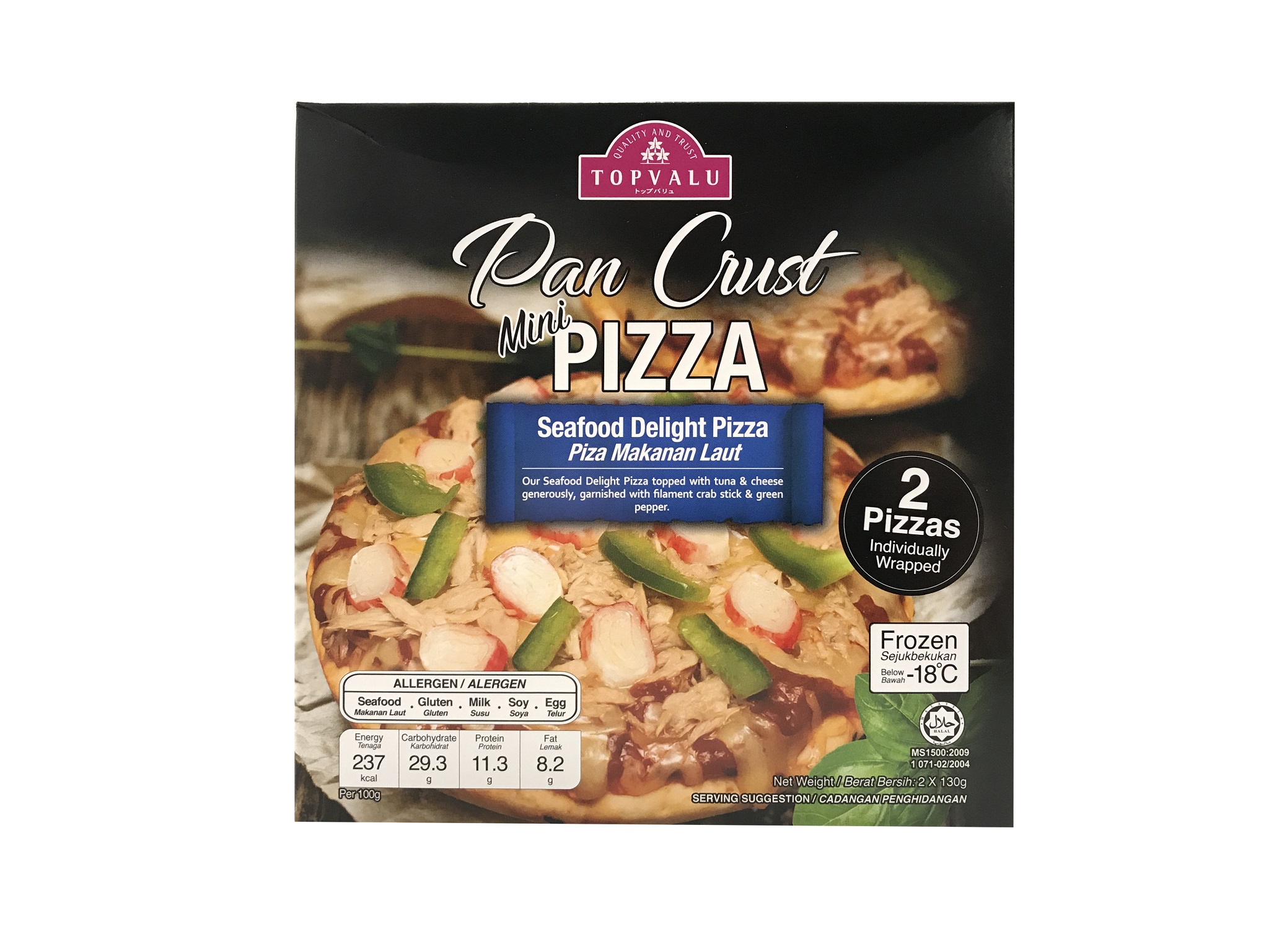 TOPVALU Seafood Delight Pizza | myaeon2go