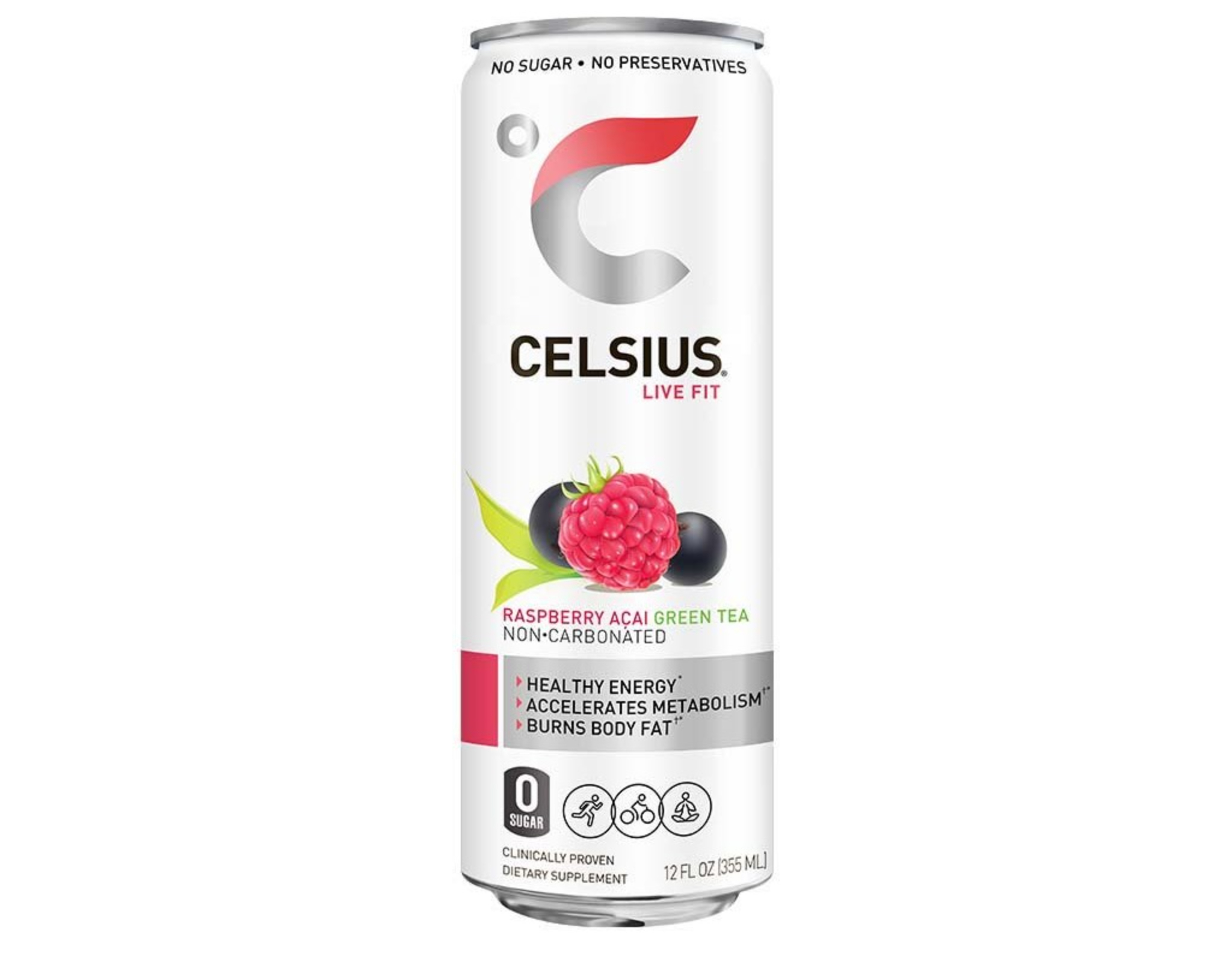 Celsius Sparkling Raspberry Acai Green Tea | myaeon2go