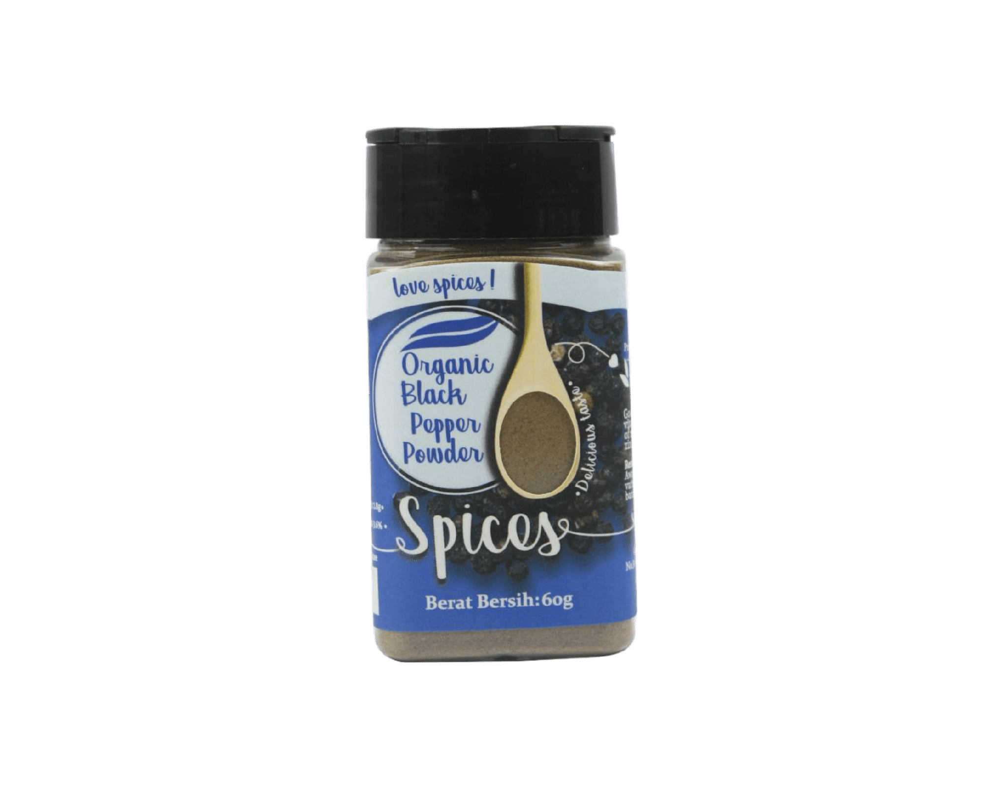 Love Earth Organic Black Pepper Powder (Bottle) myaeon2go
