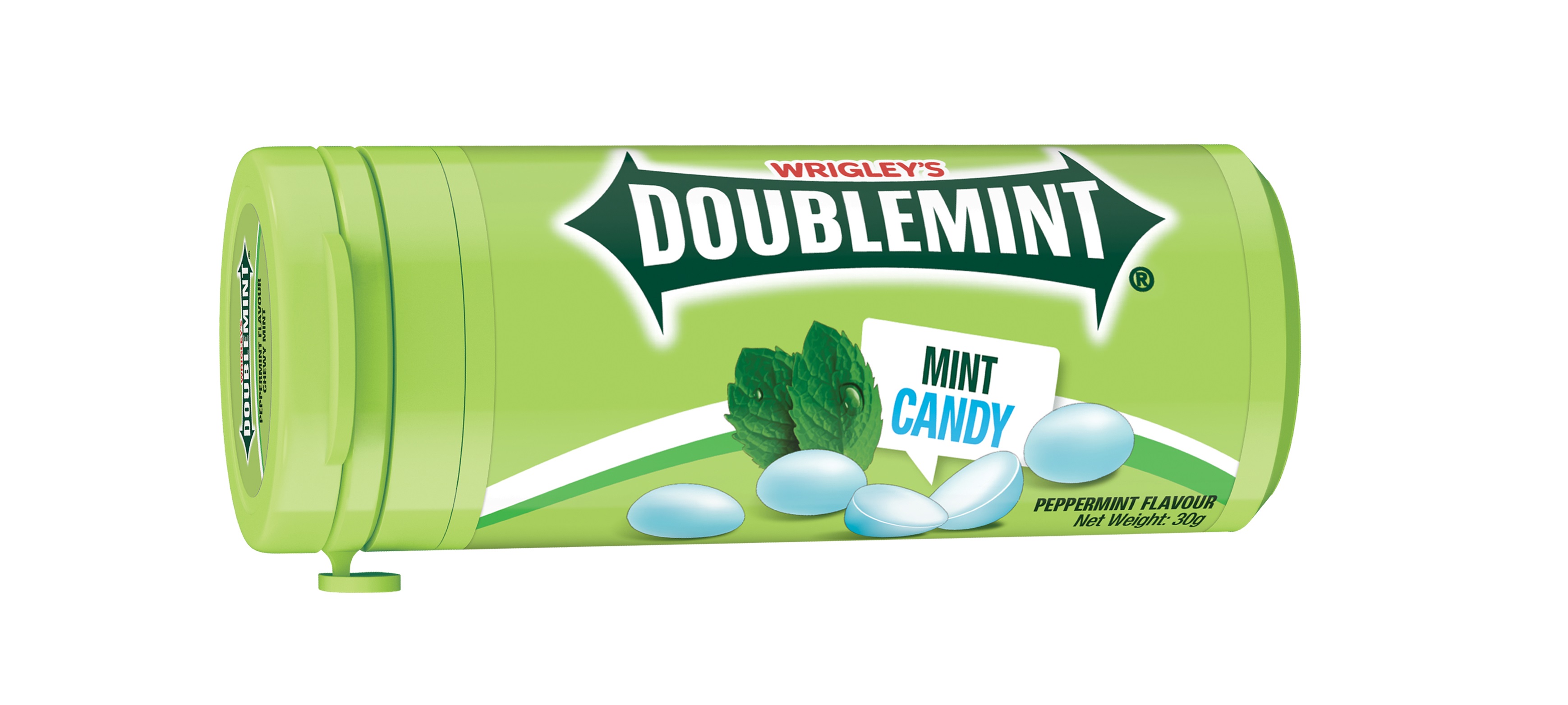 Wrigley's Doublemint Chewy Mints Peppermint Tube | myaeon2go