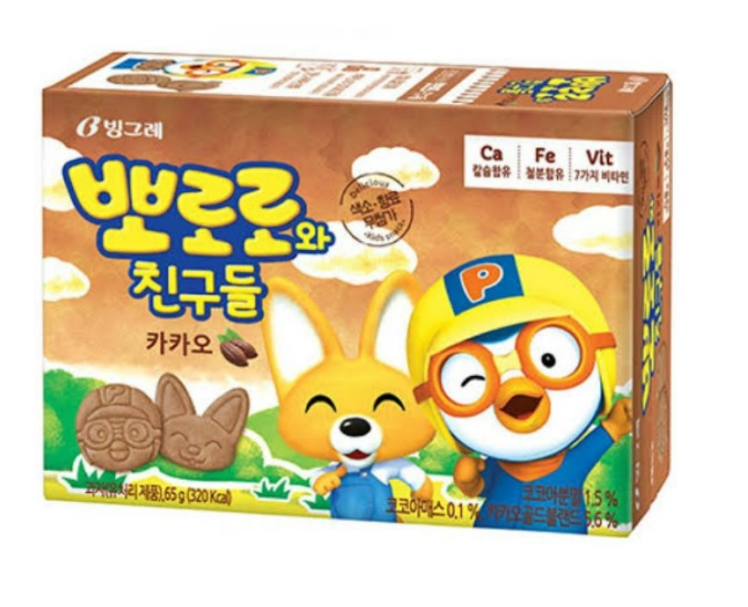 Binggrae Pororo Biscuits (Cacao) | myaeon2go