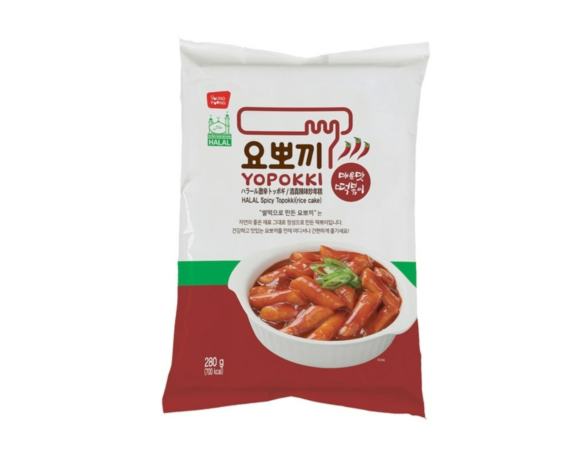 Toppoki Aeon Young Poong Halal Spicy Topokki Pouch | myaeon2go
