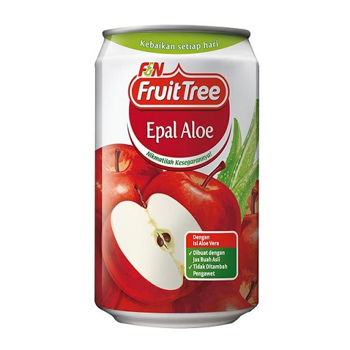 F&N Fruit Tree Fruit Drink (Apple Aloe) Fruit Tree Fruit Drink (Apple