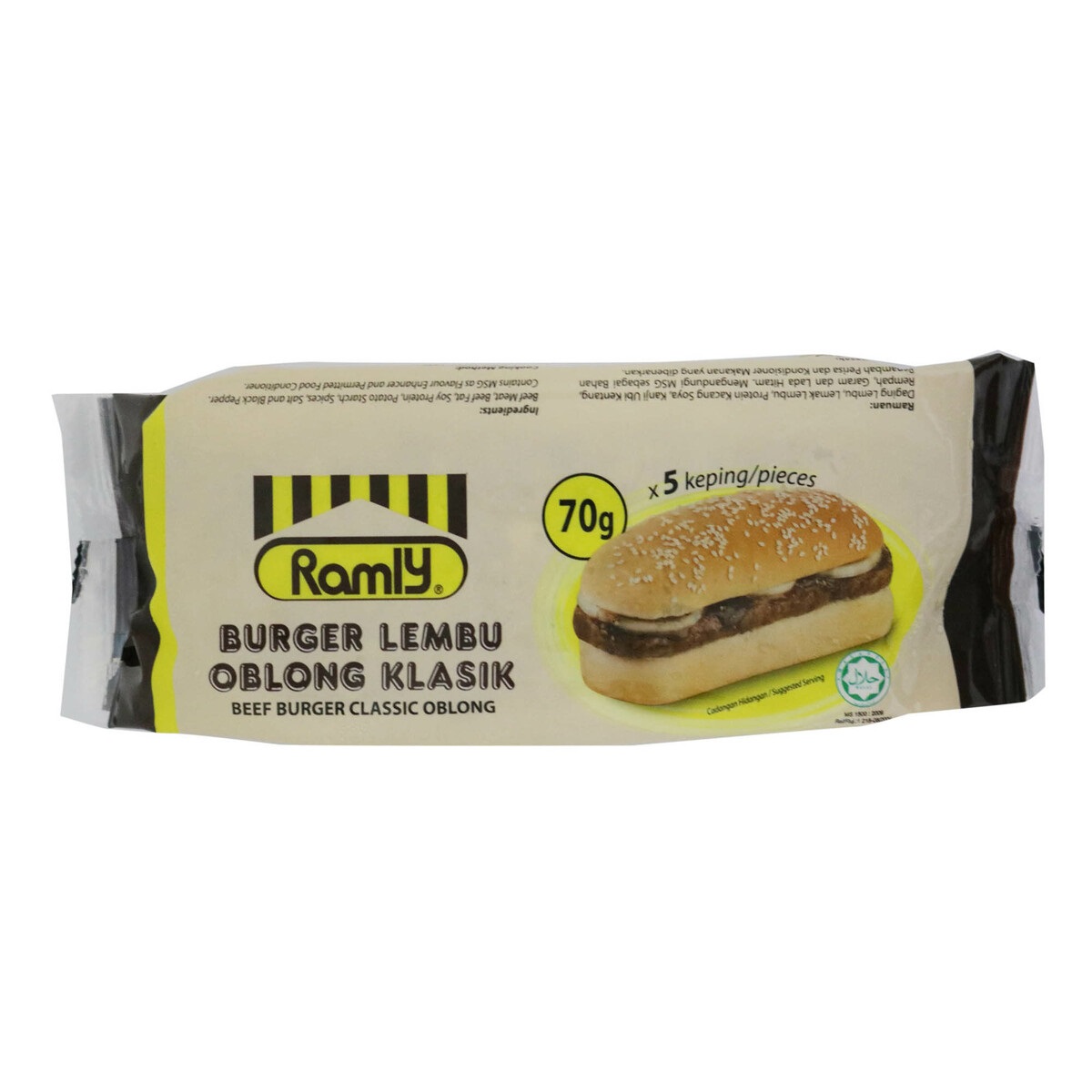 Ramly Beef Burger Classic Oblong Beef Burger Classic Oblong Myaeon2go