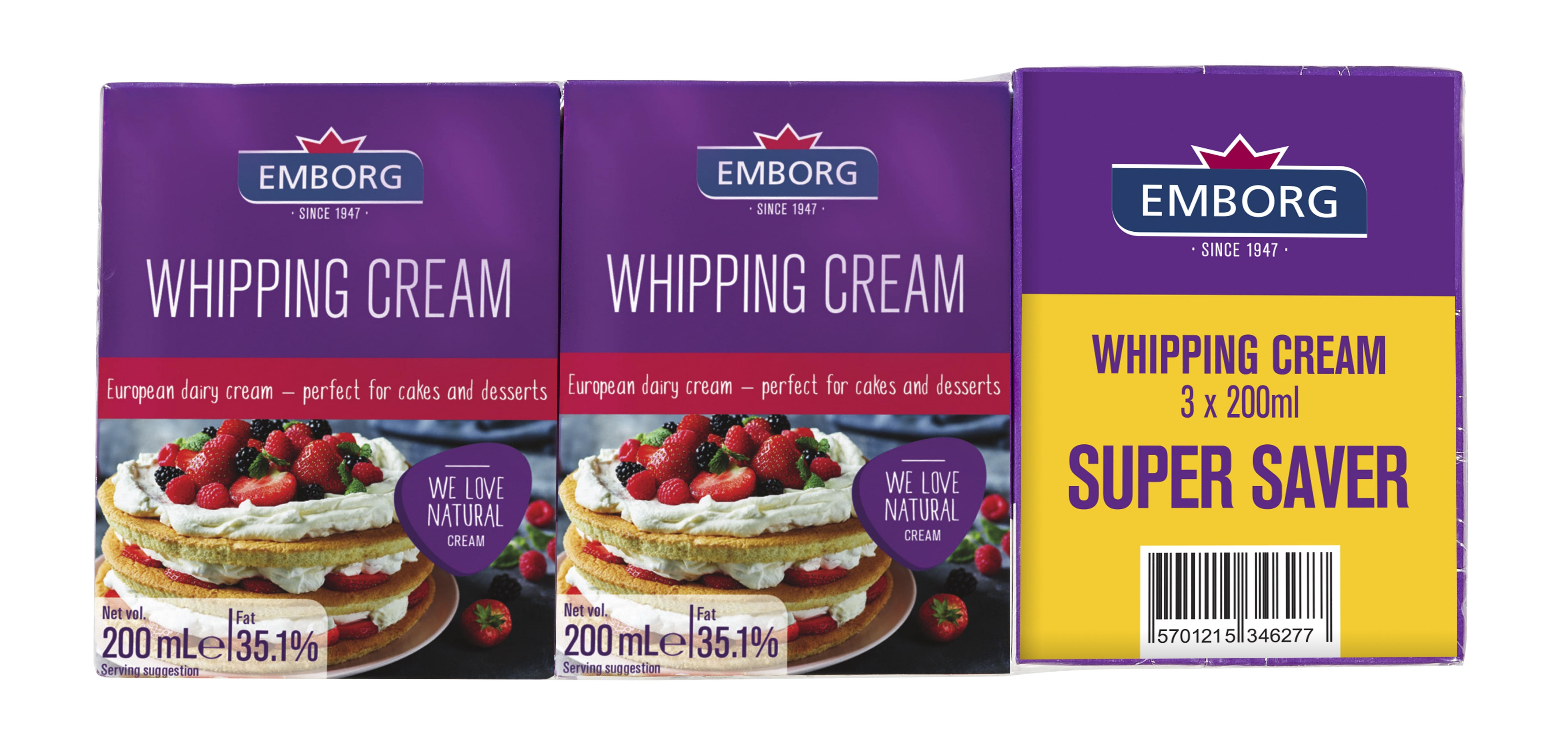 Whipping Cream UHT Value Pack Whipping Cream UHT Value Pack