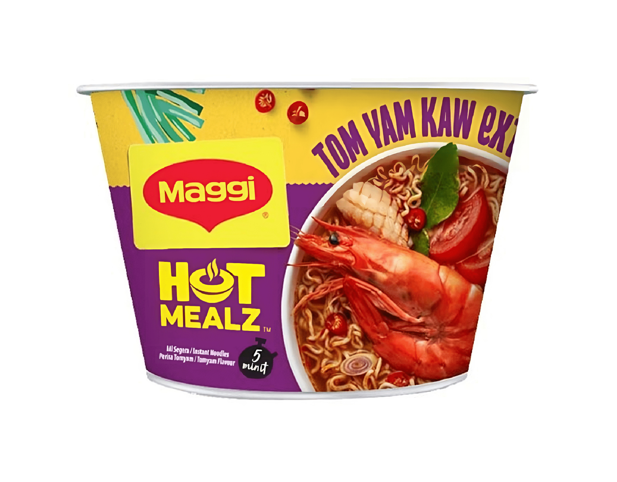 Maggi Hot Mealz Tom Yam Kaw Extra Hot Mealz Tom Yam Kaw Extra myaeon2go