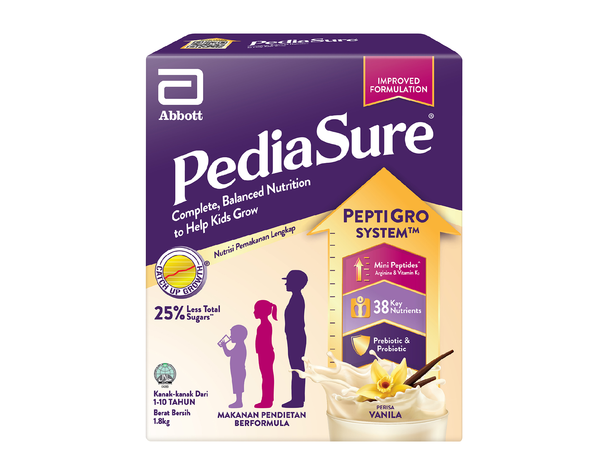 Does Pediasure Help With Constipation Pediasure Optiheight Vanilla 1.8kg - Balanced Nutrition