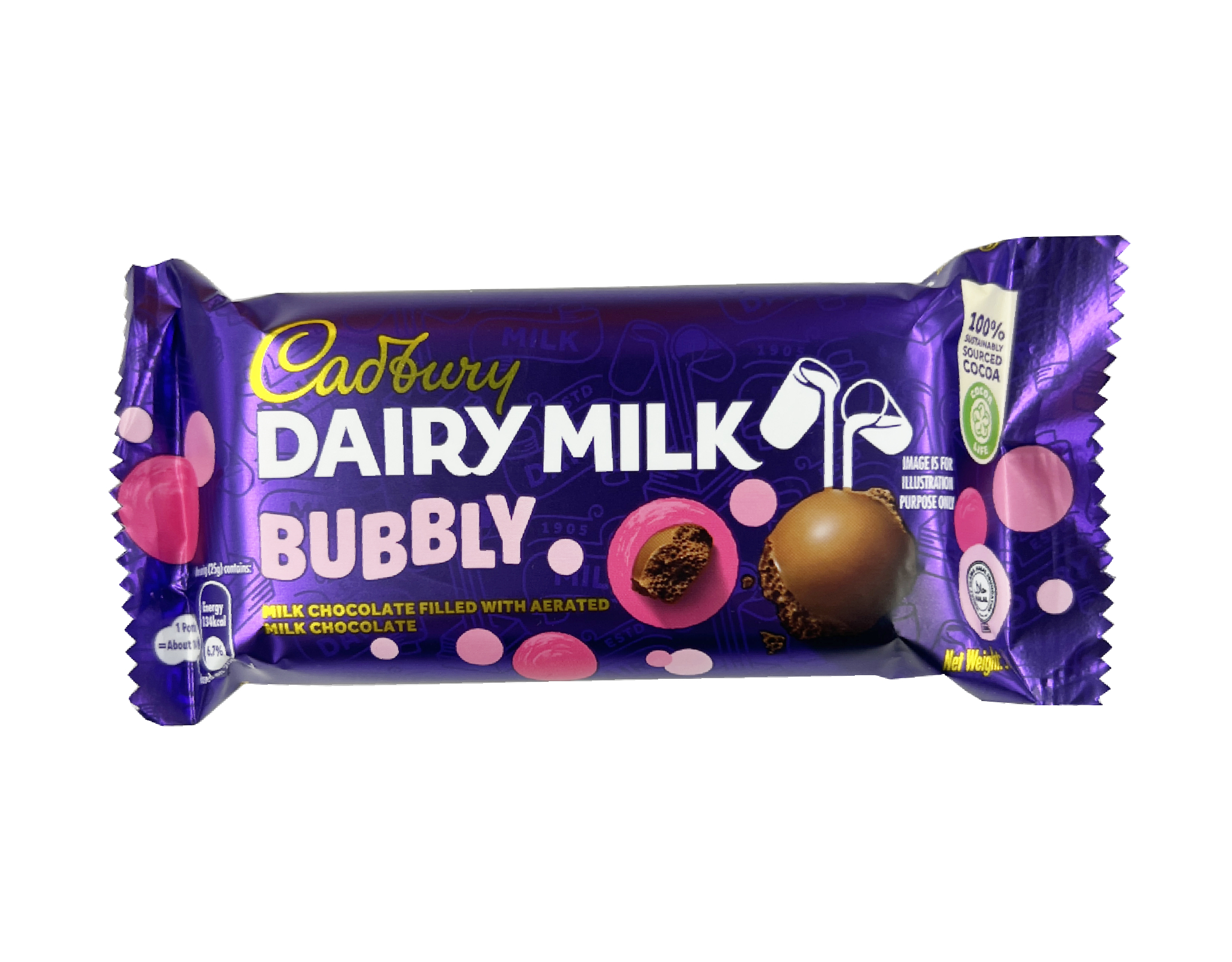 Cadbury Dairy Milk Bar Bubbly Dairy Milk Bar Bubbly myaeon2go