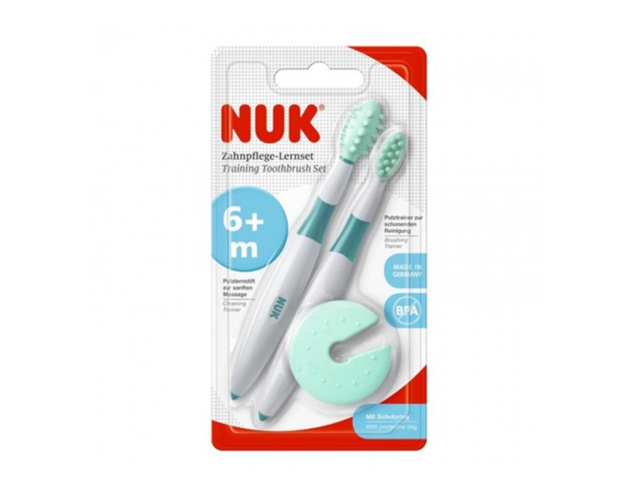 Прорезыватель-щетка nuk. Поршневой молокоотсос ручной. Nuk п ластиковая бутылочка nuk first choice plus "винни" (0-6 мес. X 2. ), 150 мл.