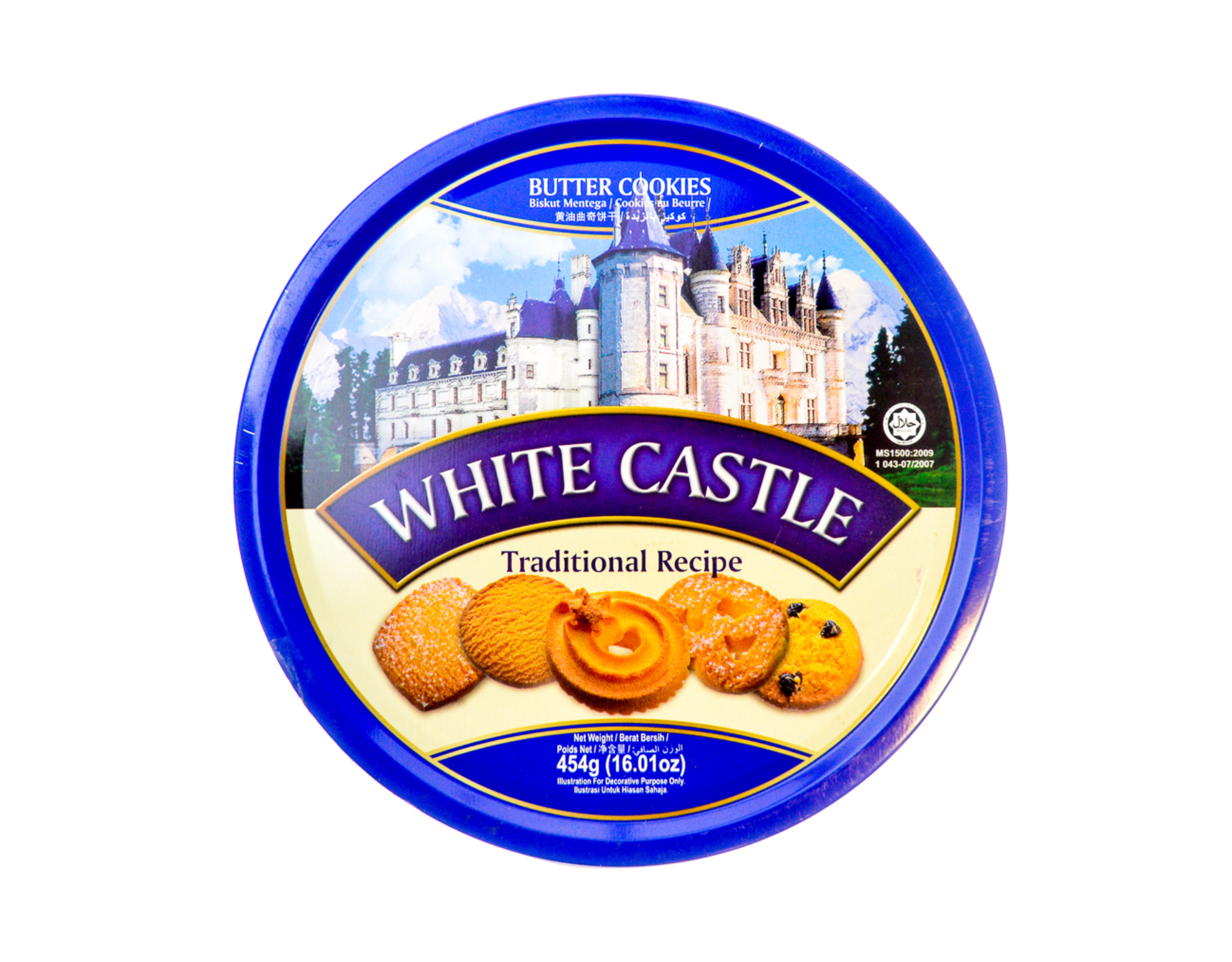 White Castle Butter Cookies Tin myaeon2go
