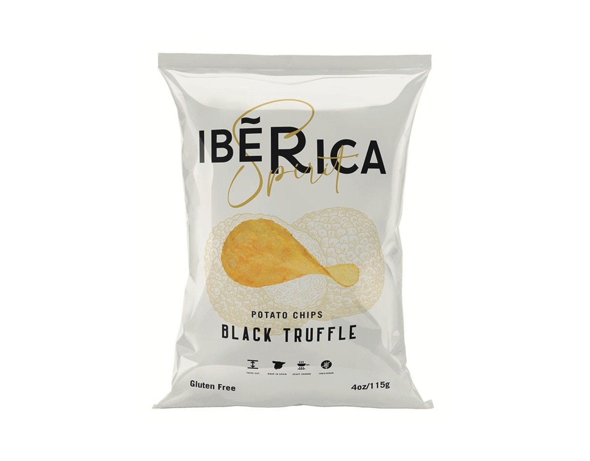 Iberica Spirit Black Truffle Kettle Chips myaeon2go