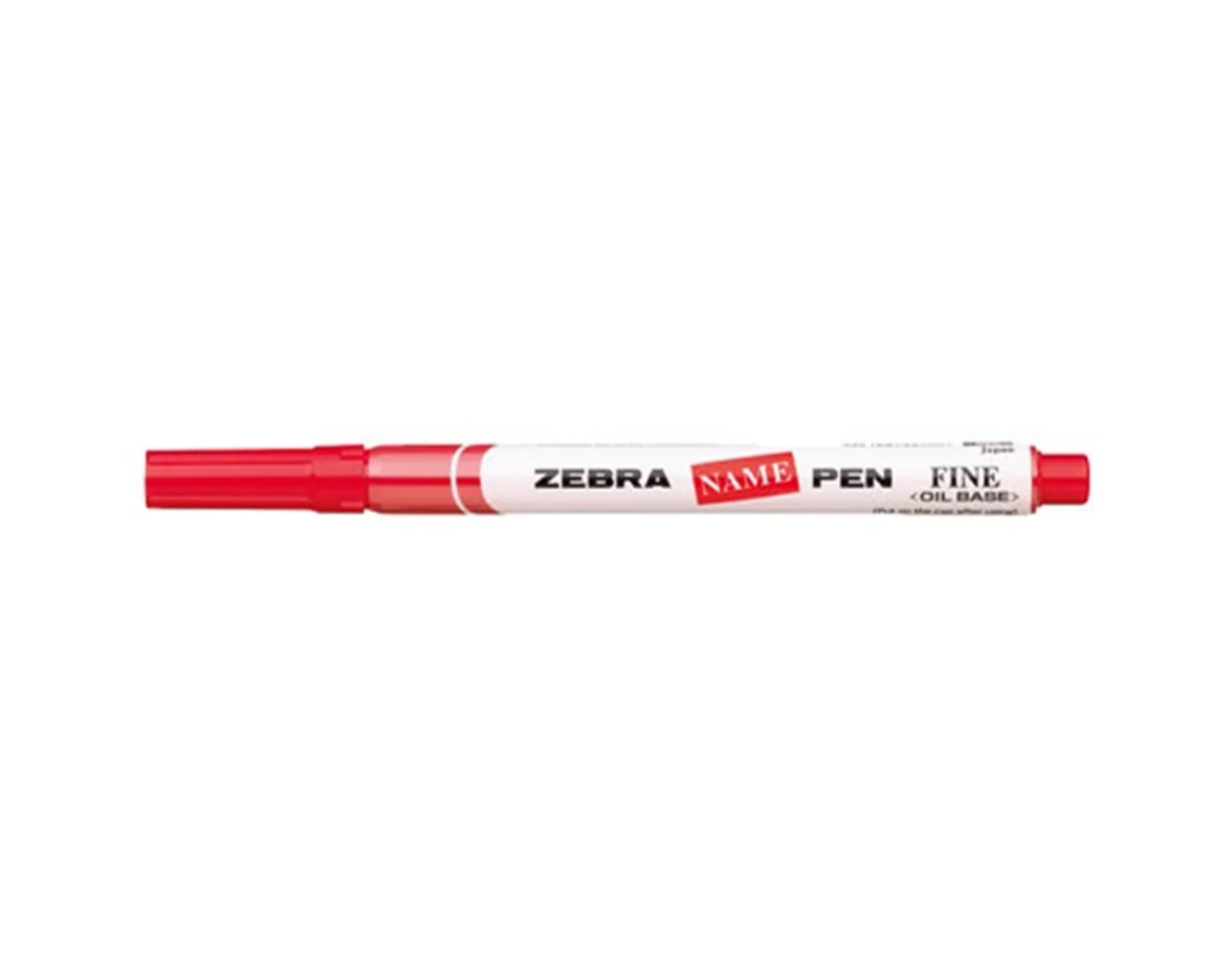 Zebra Oil Base Name Pen (Fine) - Red | myaeon2go