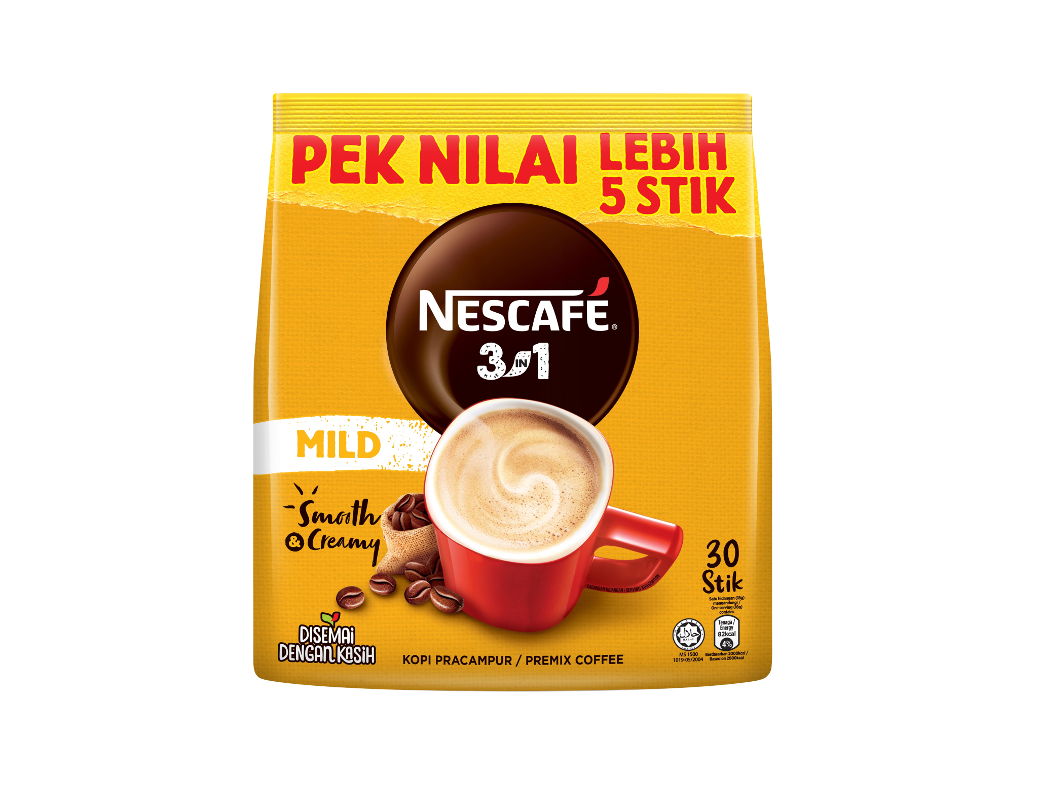 Nescafe 3-In-1 Mild FOC 5's | myaeon2go