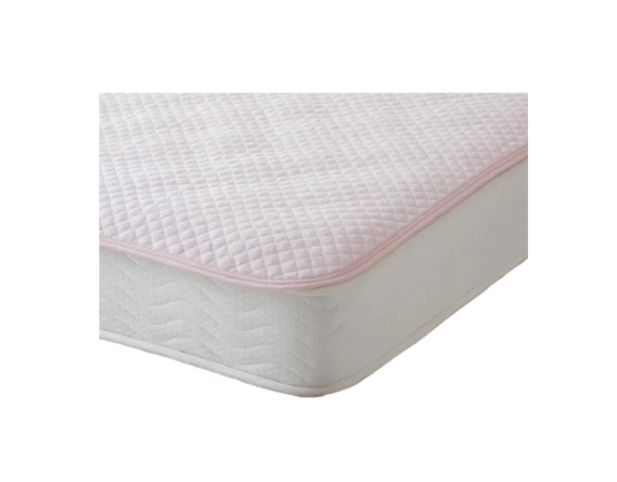 Home Coordy Organic Cotton Mattress Pad Queen Pink myaeon2go