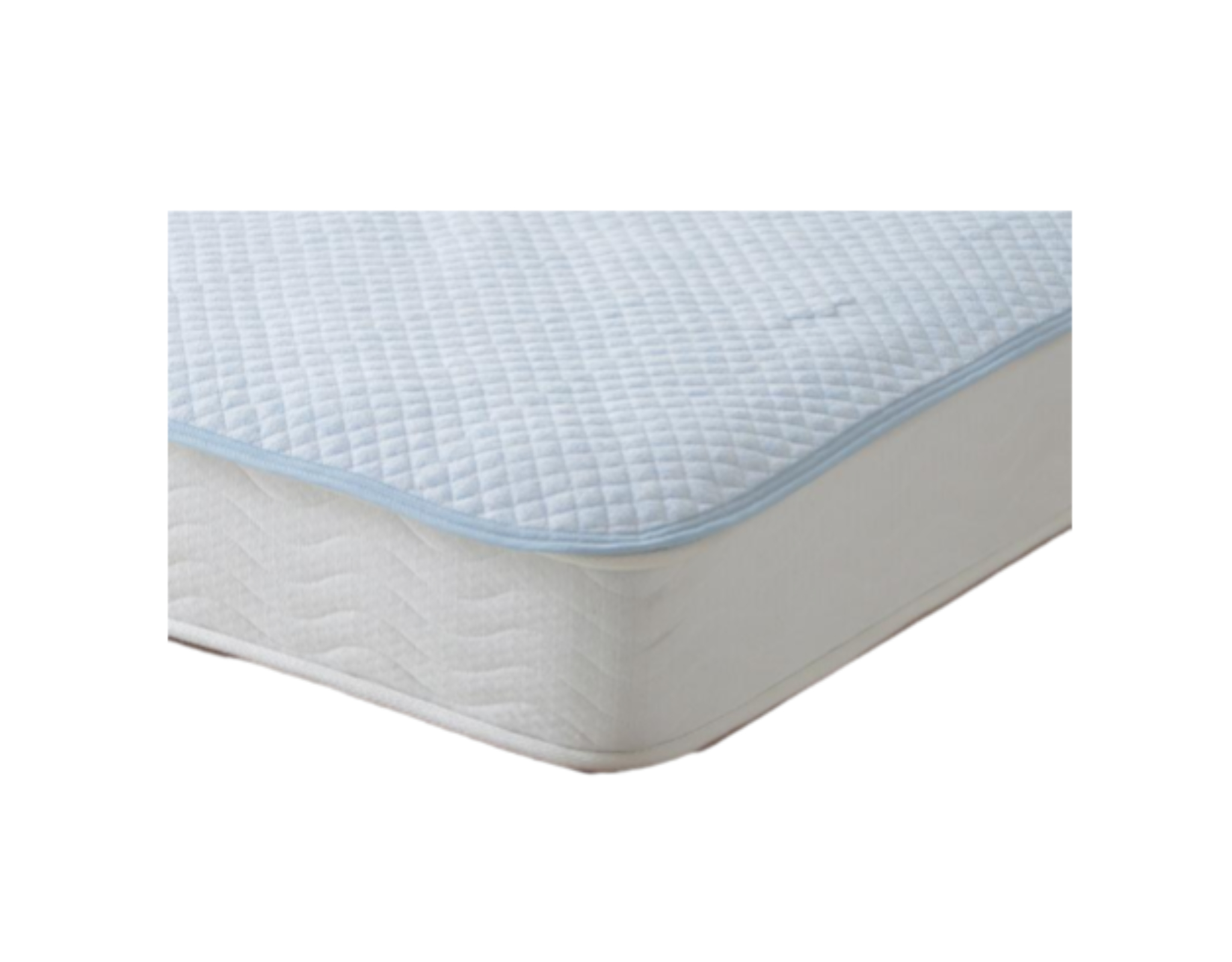 Home Coordy Organic Cotton Mattress Pad King Blue myaeon2go