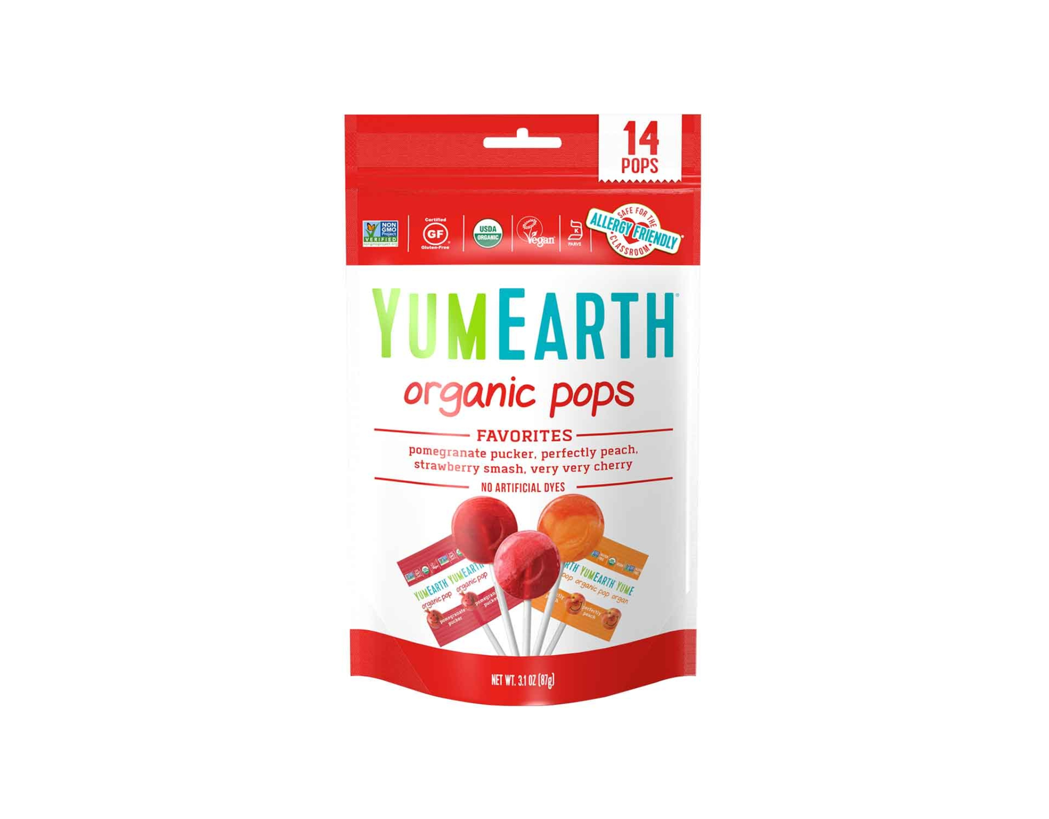 Yum Earth Lollipops Assorted (Favourites) myaeon2go
