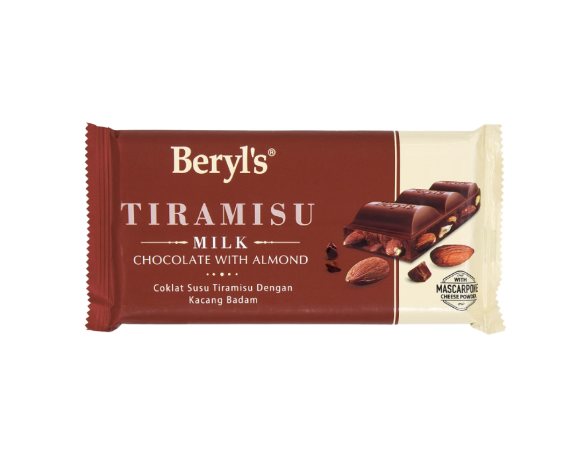 Beryl's Tiramisu Milk Chocolate With Almond