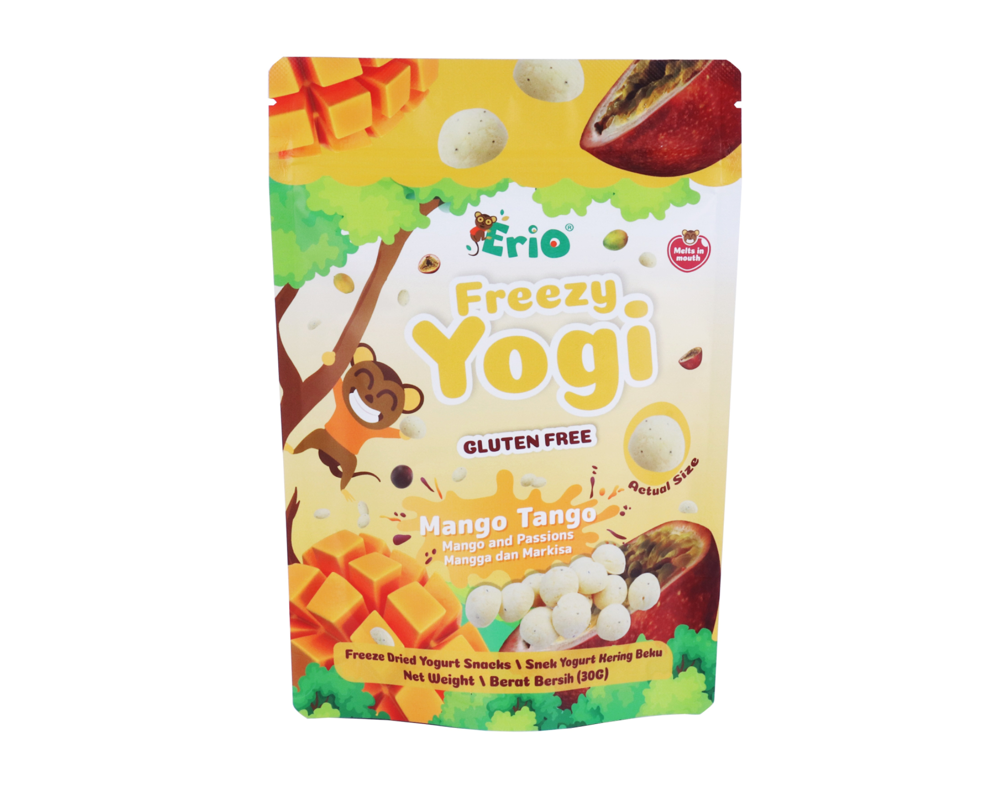 Erio Yogi Freeze Dried Yogurt Snacks Mango Tango | myaeon2go