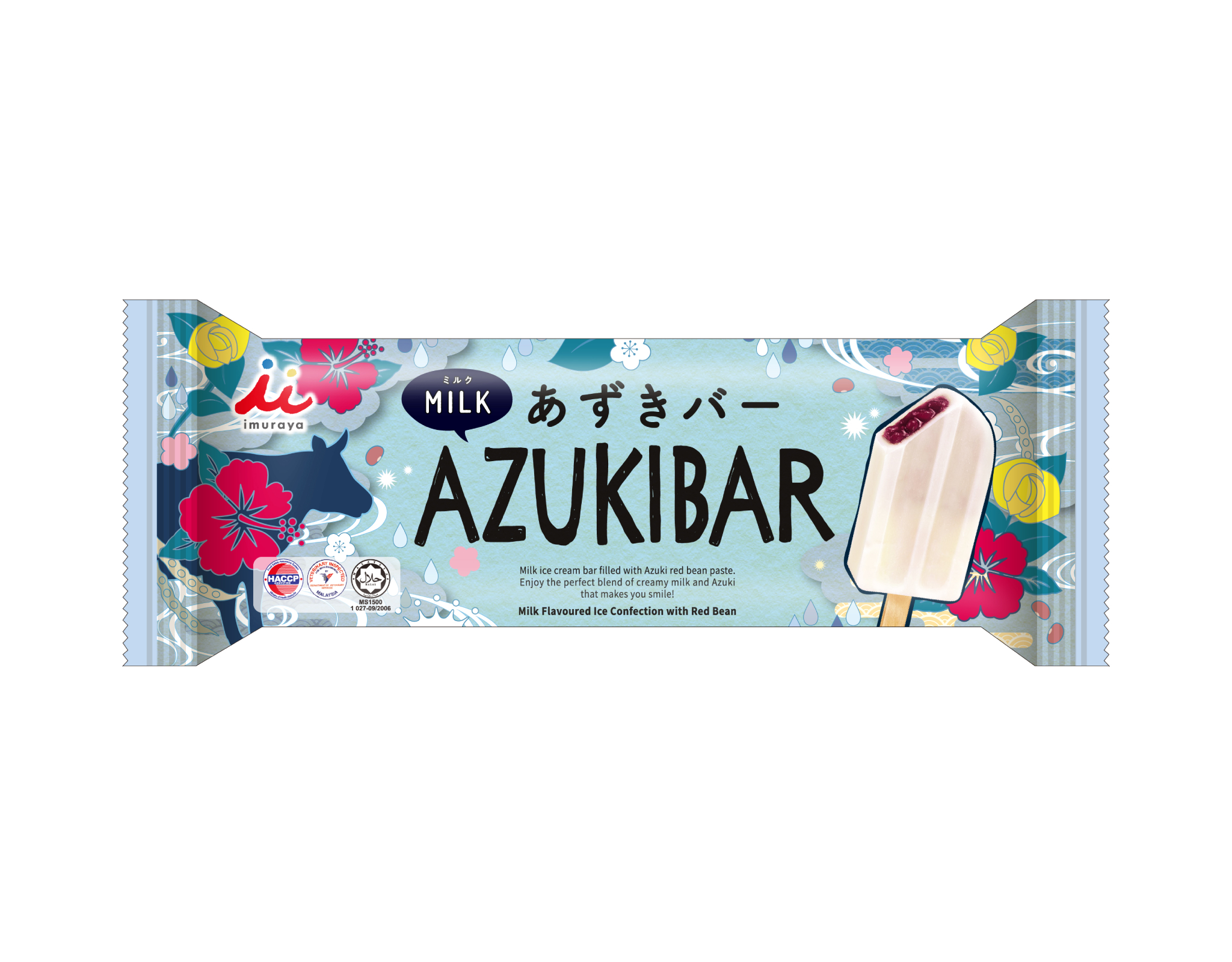 Imuraya Azuki Bar Milk Ice Cream myaeon2go