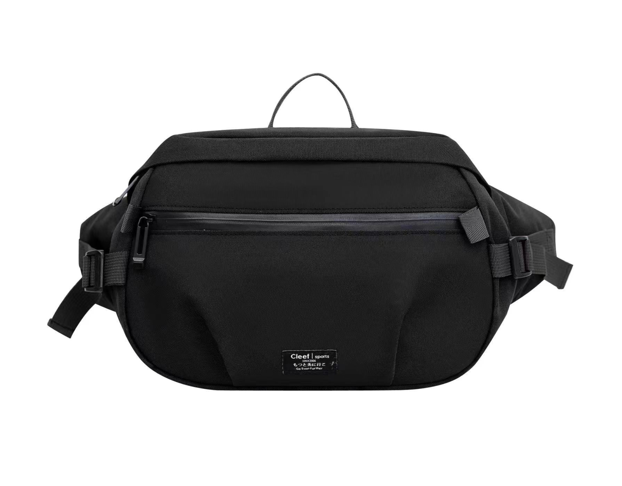 Cleef Nylon Sling Bag Black (2311) myaeon2go