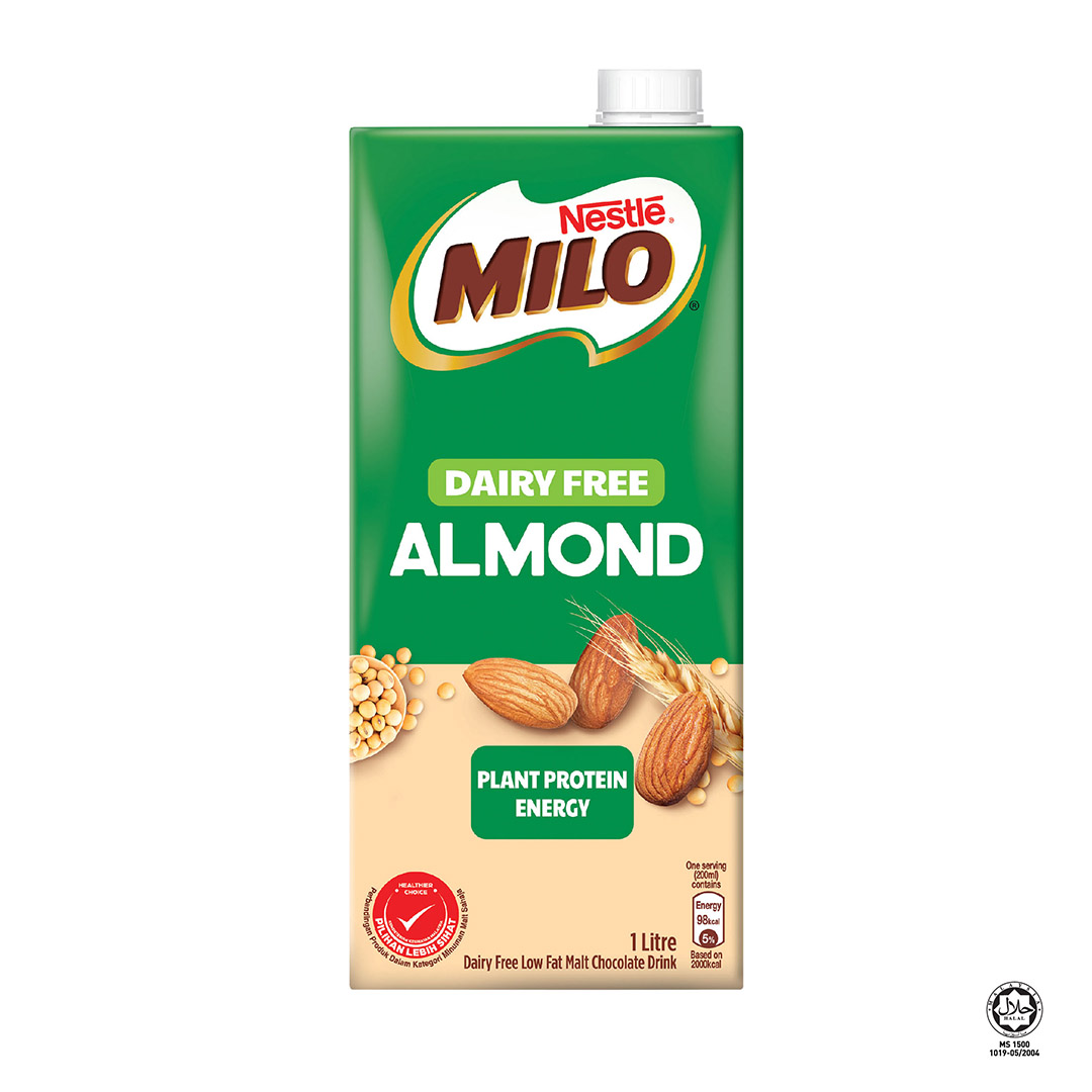 Milo Dairy Free Active Go Almond Uht 