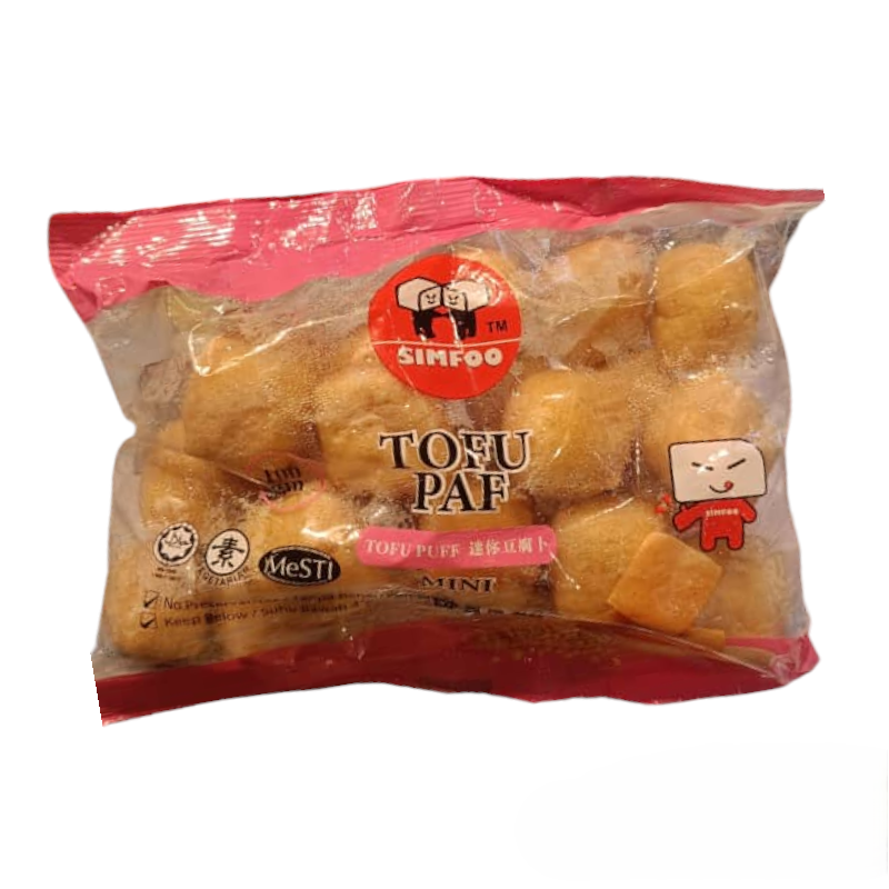 Simfoo Tofu Puff (Small), 100g - No Preservatives