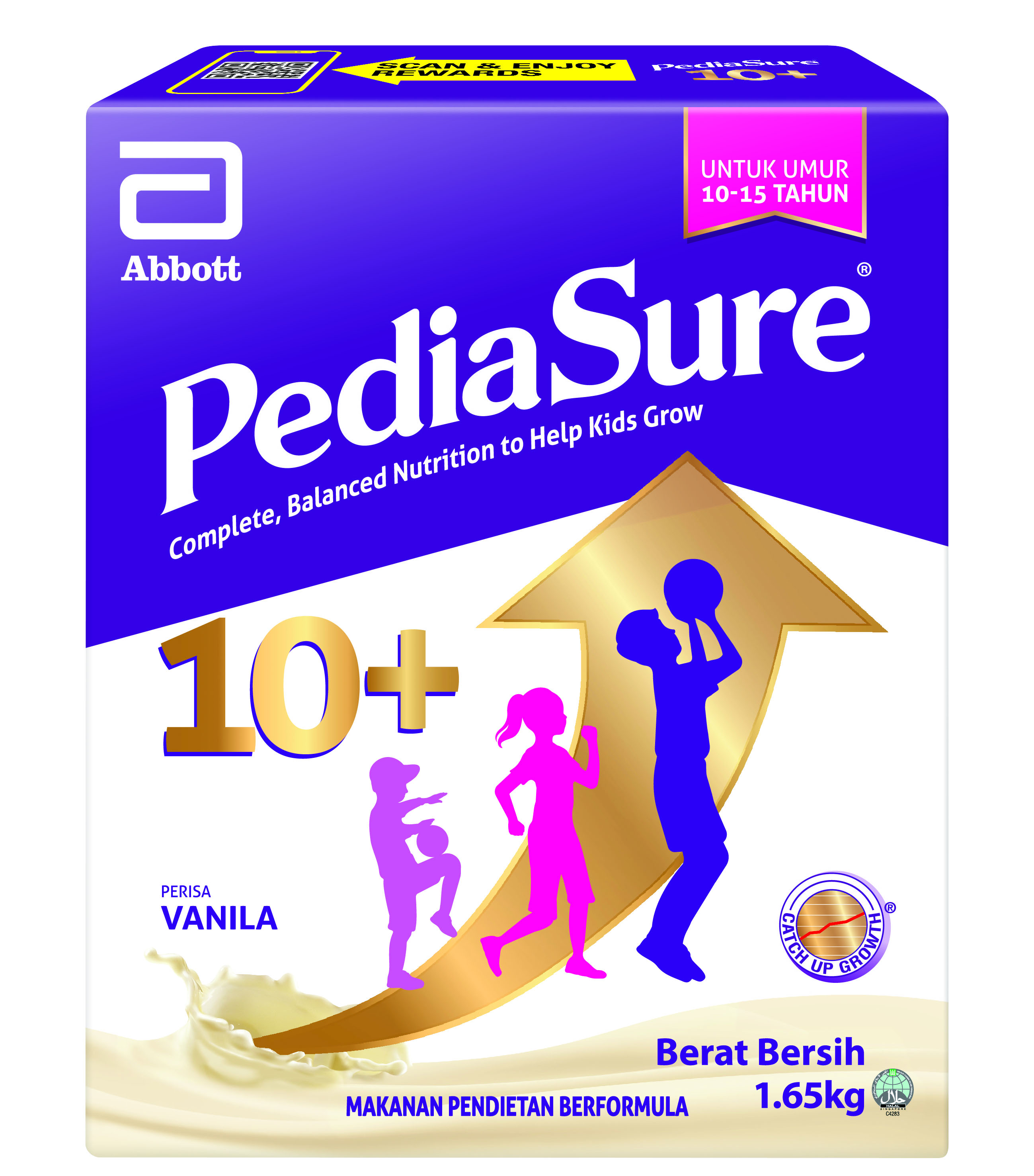 Pediasure 10+ Vanilla, 1.8 kg - Balanced Nutrition