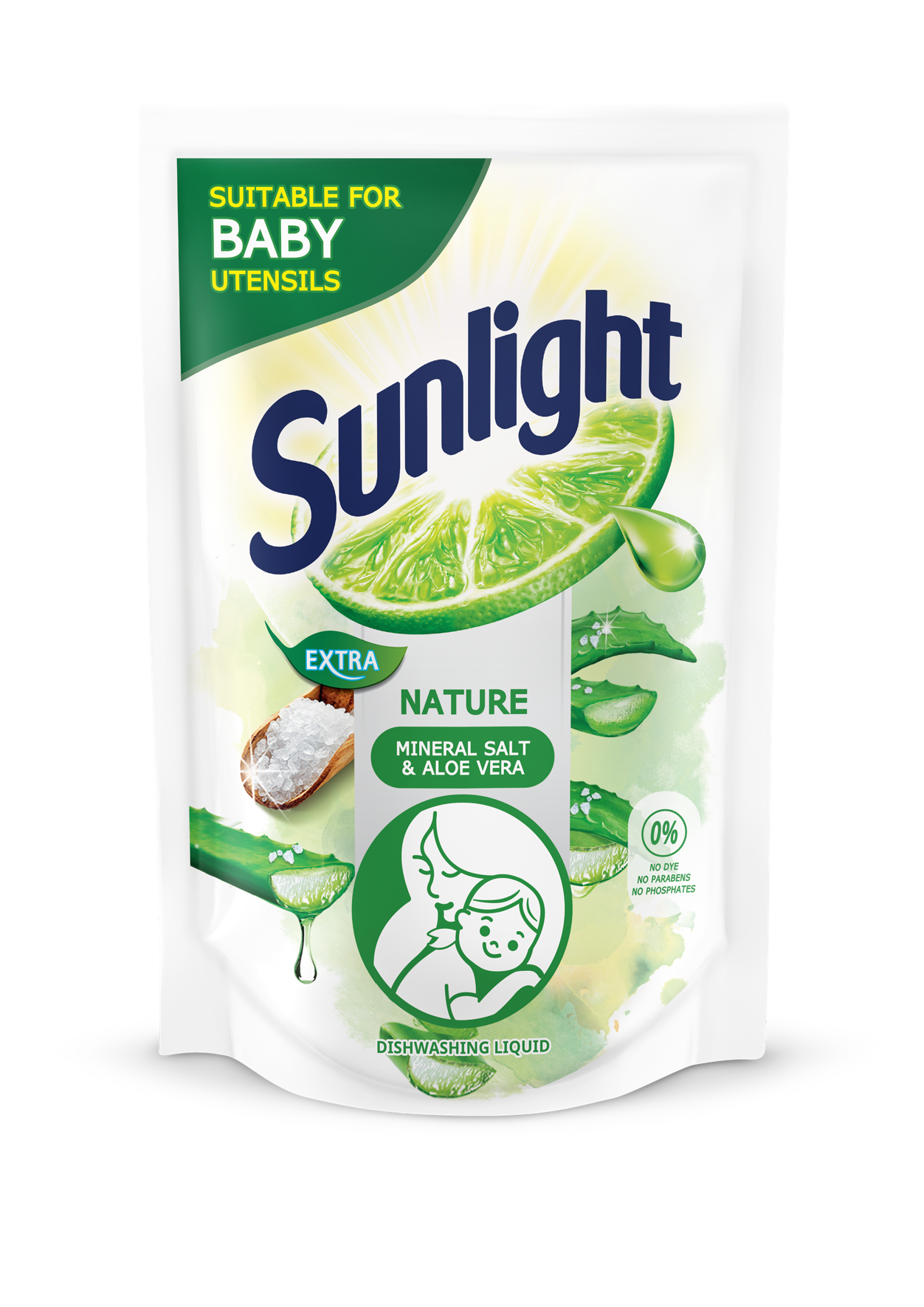 Sunlight Dishwash Liquid Extra Nature Refill