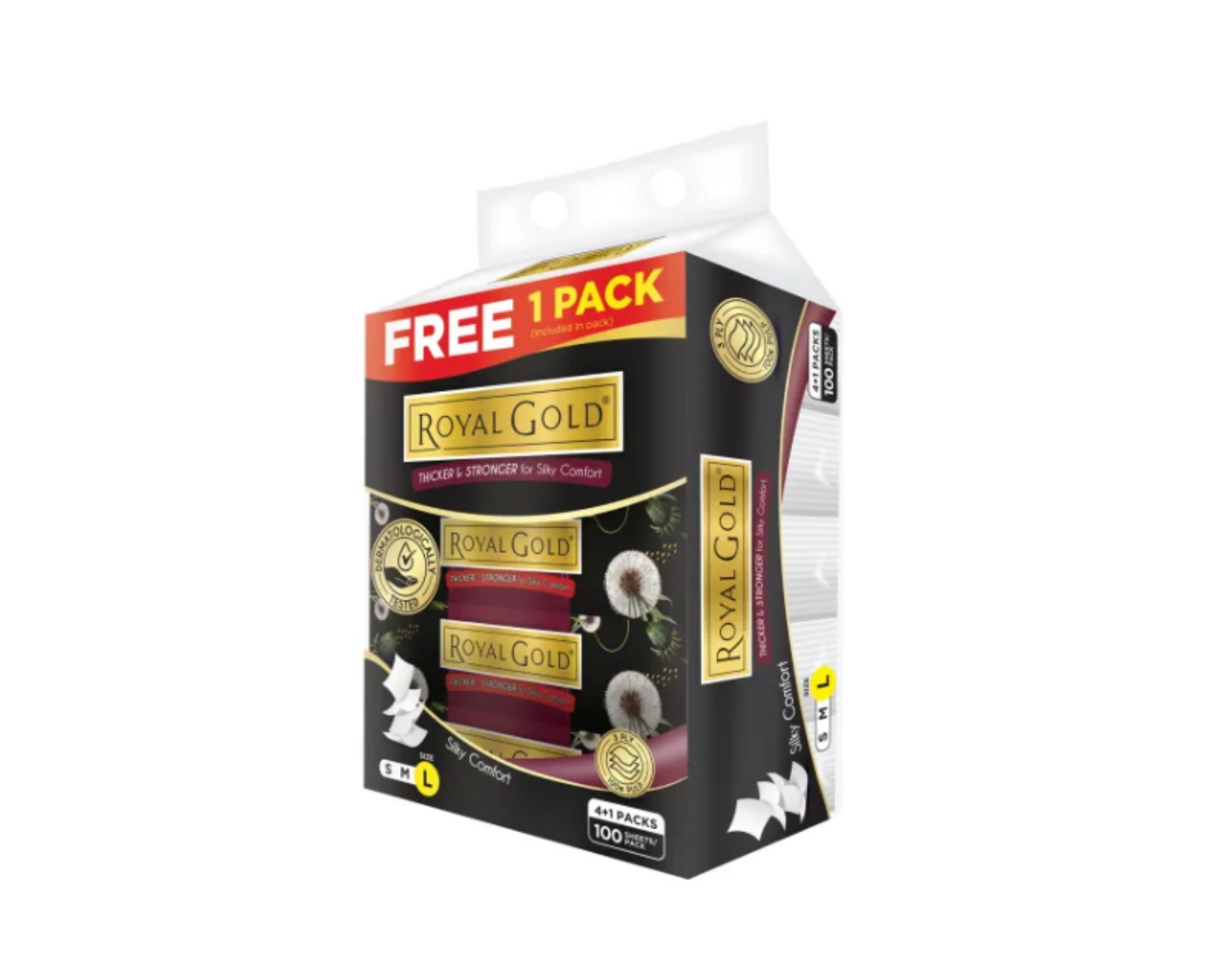 Royal Gold Luxurious (White) Soft Pack 3 Ply