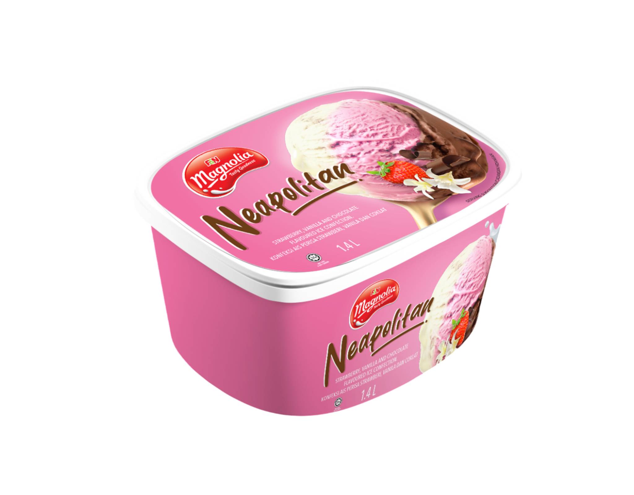 Magnolia Neapolitan Ice Cream | myaeon2go