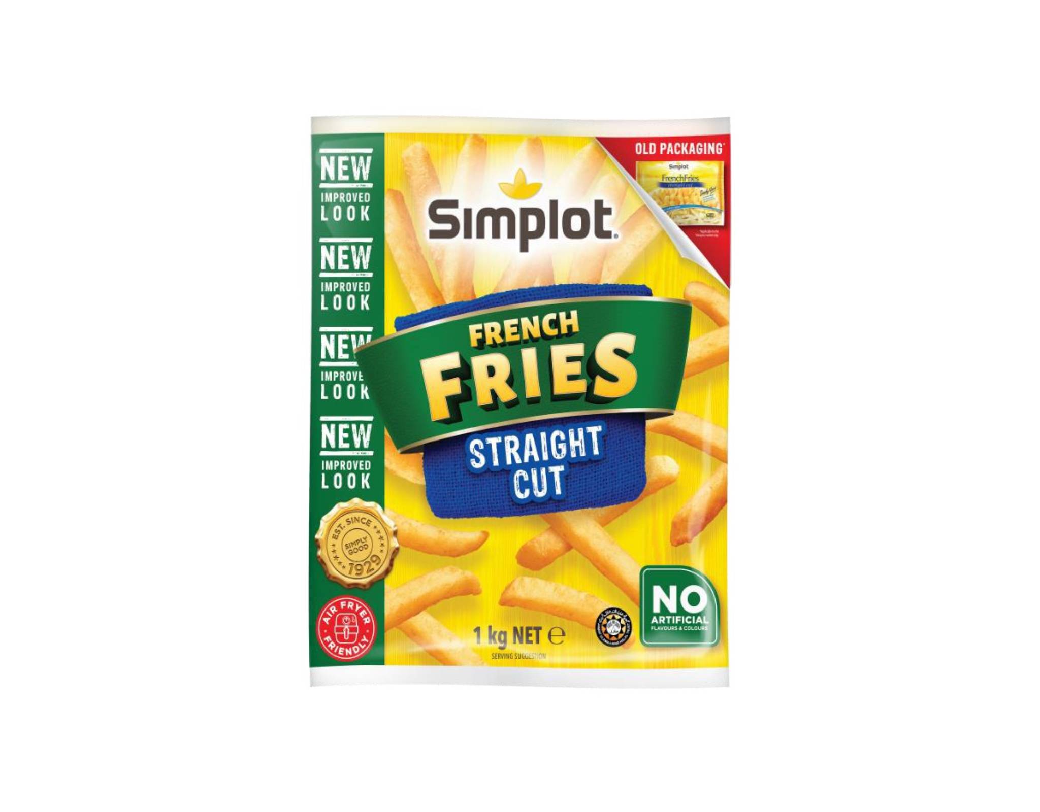 Simplot Ready Simplot Simplot Straight Cut, 1 kg - Crisp & Crunchy