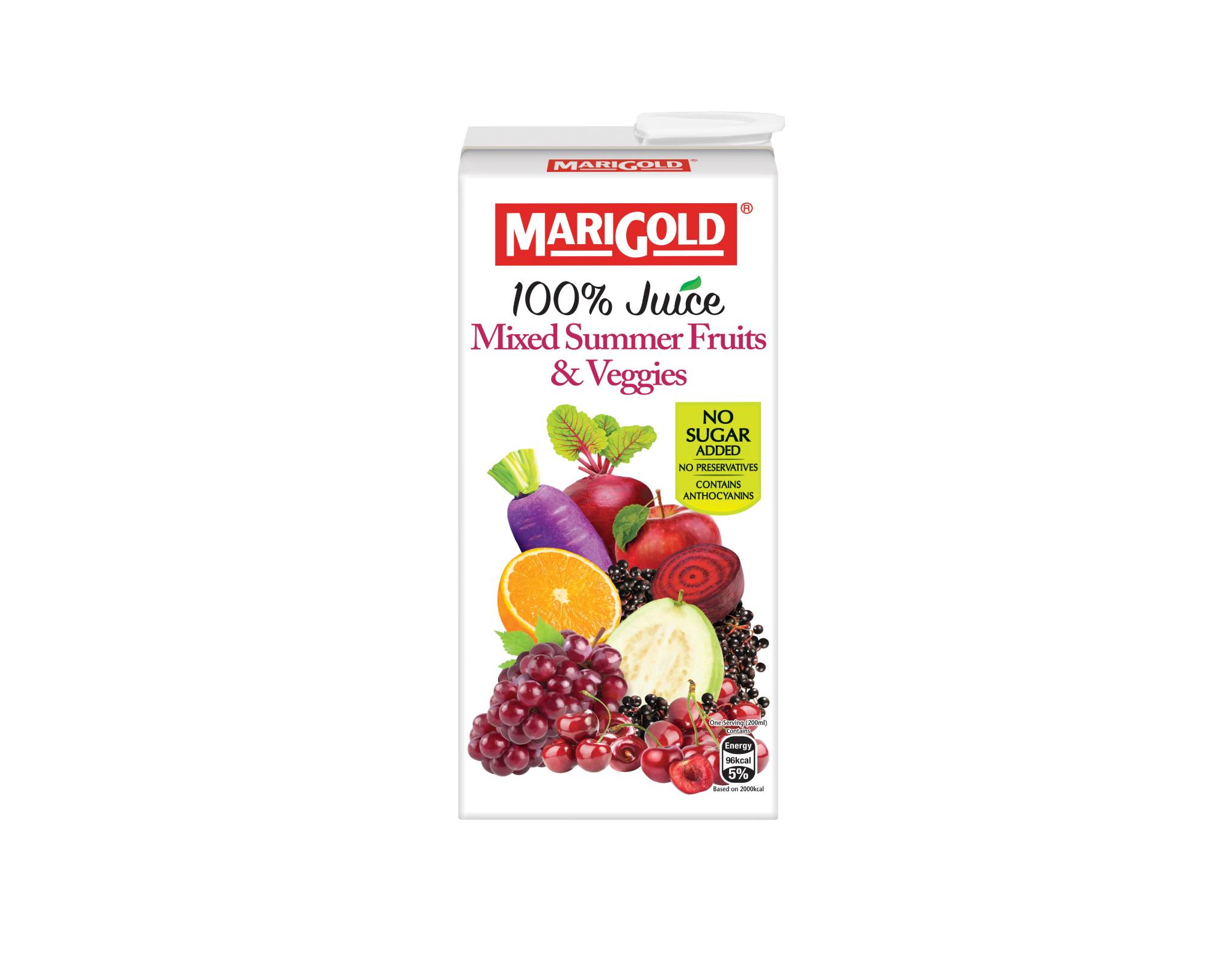 Marigold 100% Mixed Summer Fruits & Veggies Juice