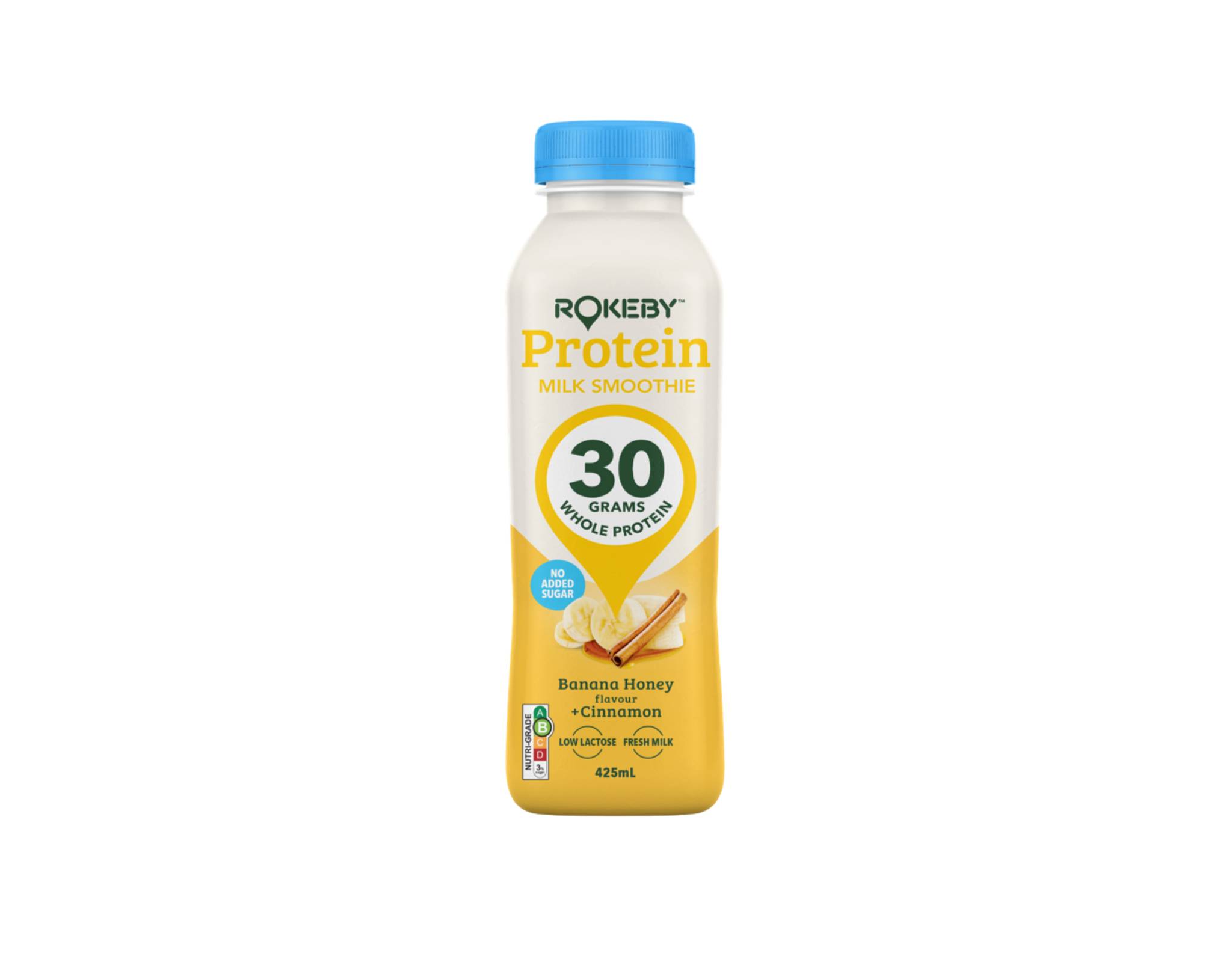 Rokeby Protein Milk Smoothie Banana Honey + Cinnamon