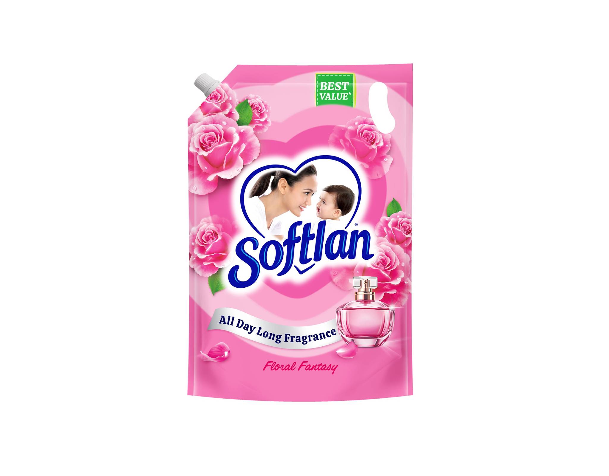 Softlan Fabric Softener Floral Fantasy Refill
