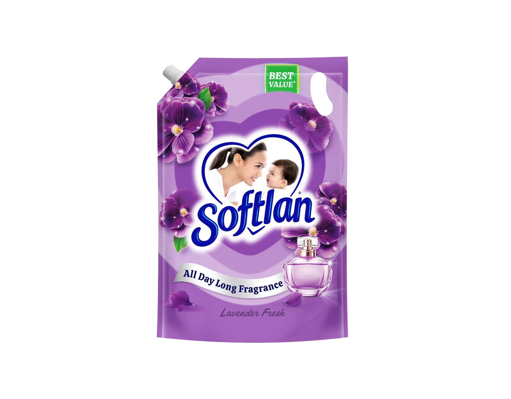 Softlan Fabric Softener Lavender Fresh Refill