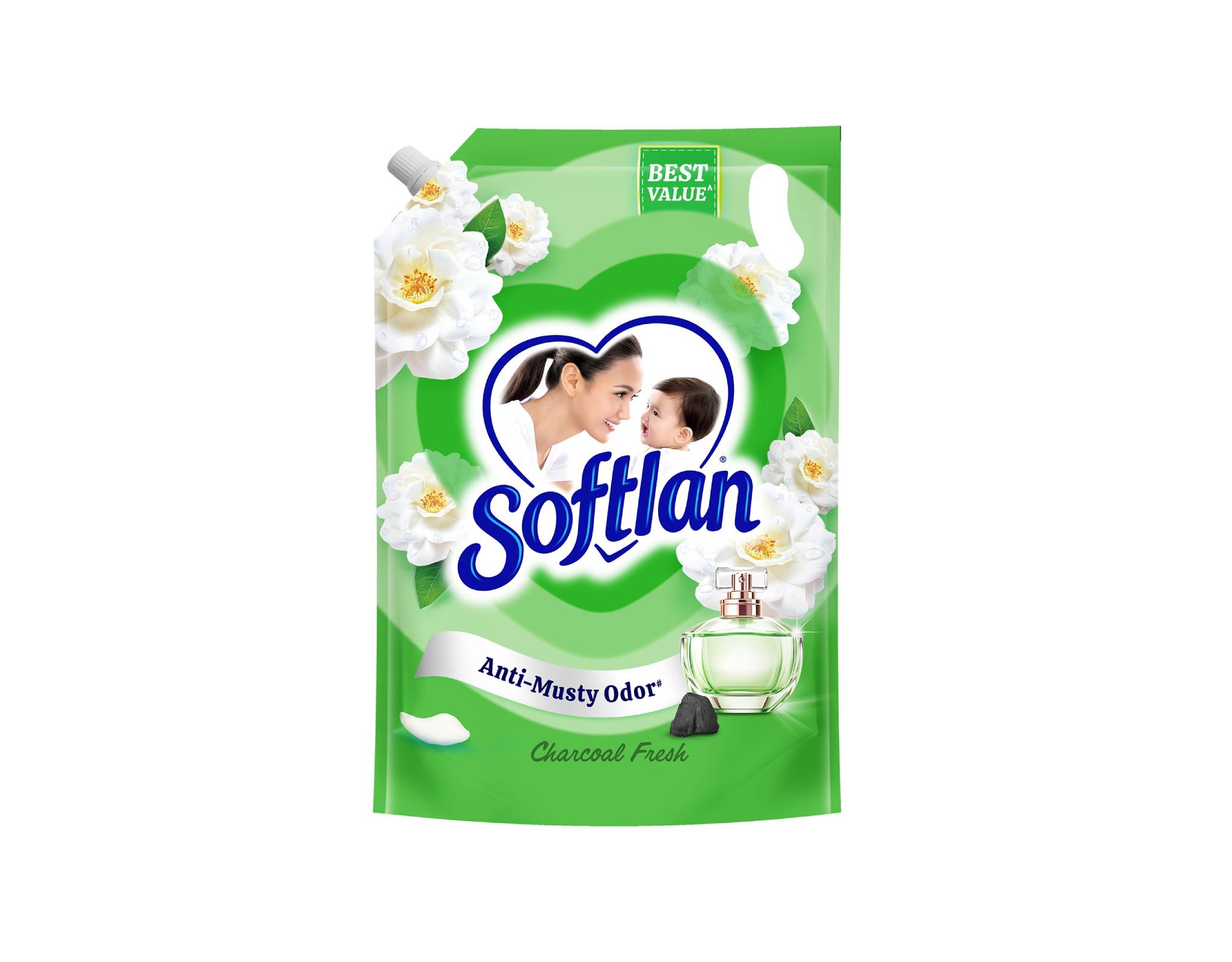 Softlan Fabric Softener Charcoal Cupboard Fresh